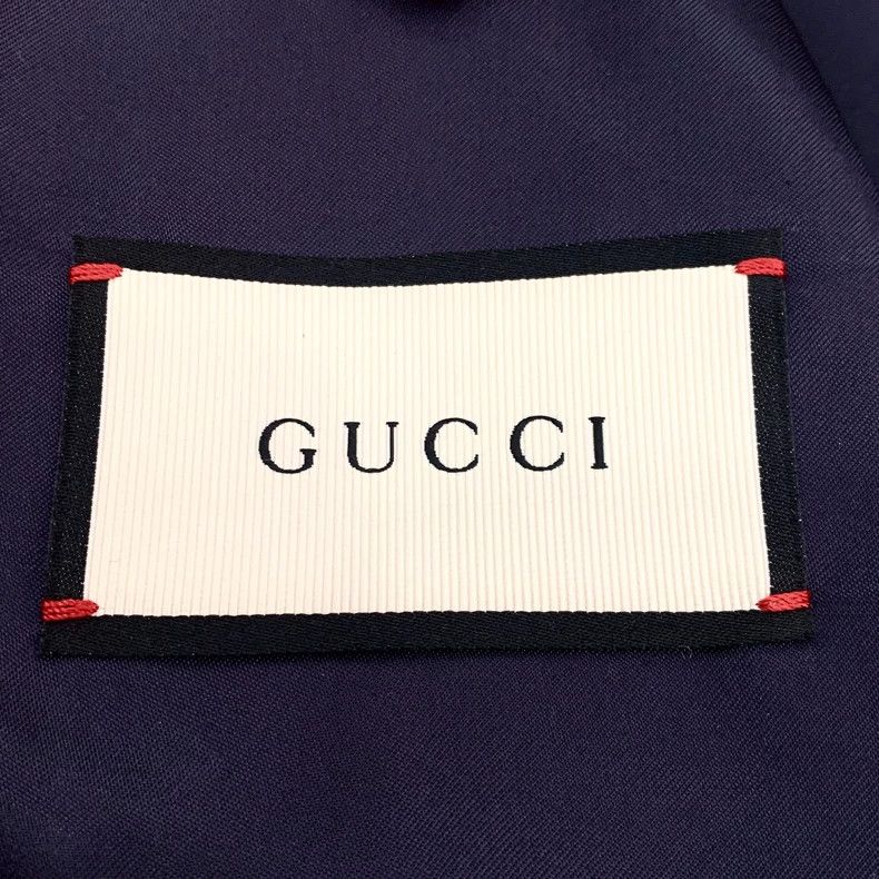 Gucci Gucci Color-blocked embroidered wool zipper baseball suit j Size US M / EU 48-50 / 2 - 6 Thumbnail