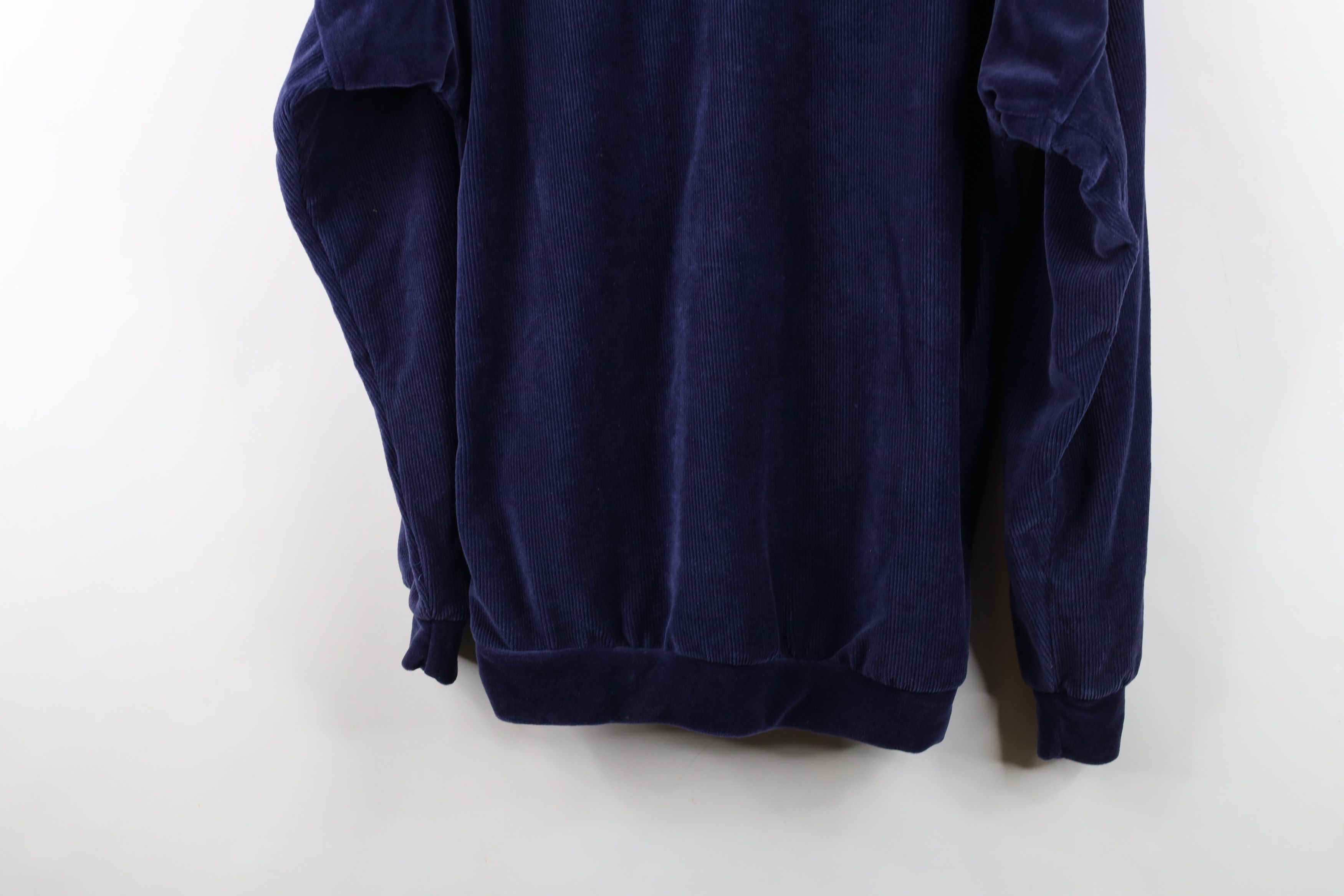 Vintage Vintage 70s Streetwear Velour Collared Pullover Sweater Size US S / EU 44-46 / 1 - 13 Thumbnail