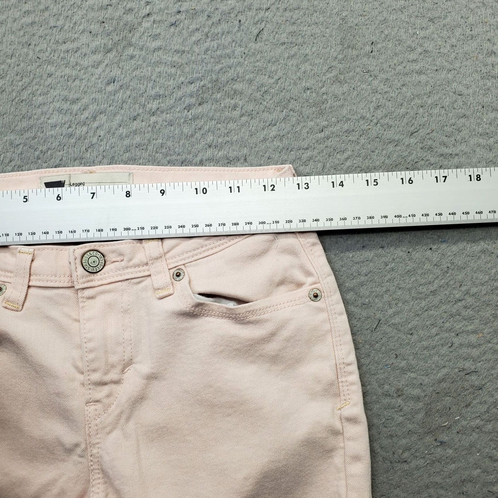 Levi's Levi's Jeans Womens Size 26 Pink Flat Front White Tab Skinny 5-Pocket Design Jeans Size 26" / US 2 / IT 38 - 6 Thumbnail