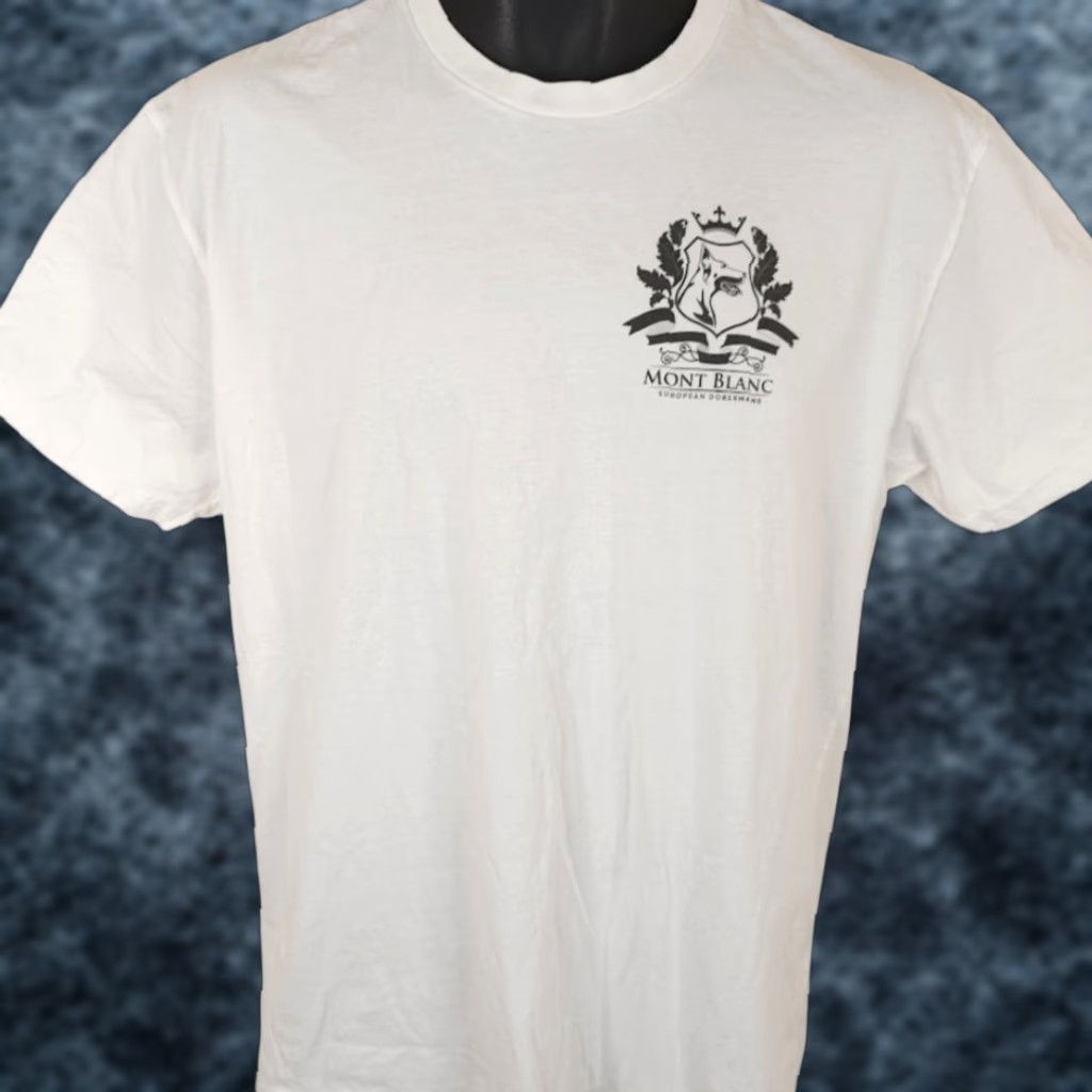 Next Level Next Level European Dobermans T Shirt Mens Large White Dog Lover Shirts Size US L / EU 52-54 / 3 - 1 Thumbnail