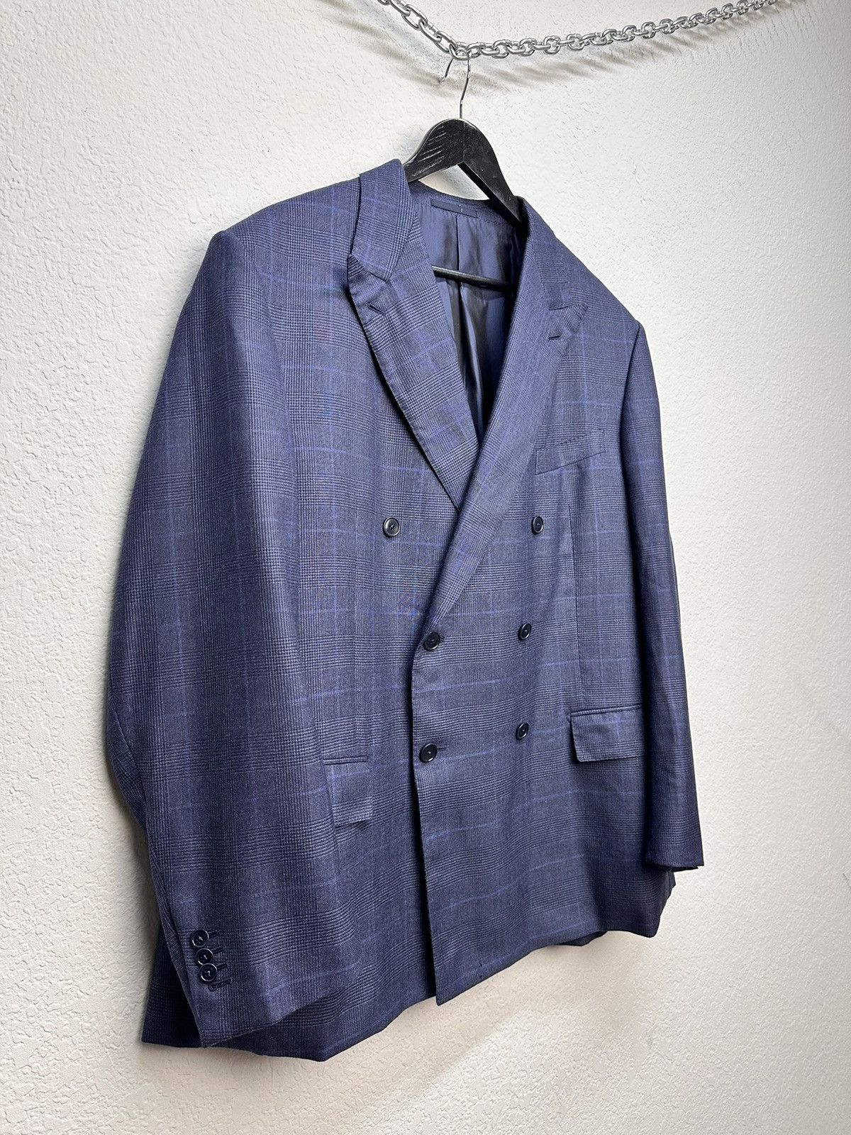 Ermenegildo Zegna Ermenegildo Zegna wool blazer navy LUXURY Italian suit XL Size 48L - 3 Thumbnail