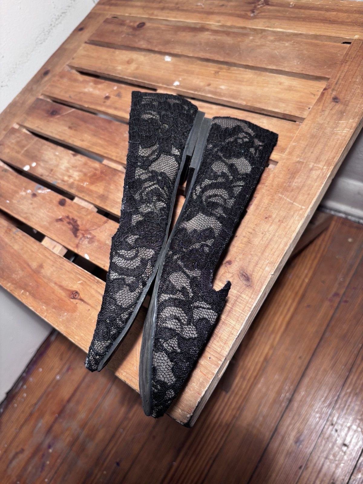 Isaac Mizrahi Isaac Mizrahi Live Lace Flats Size US 8 / IT 38 - 4 Thumbnail