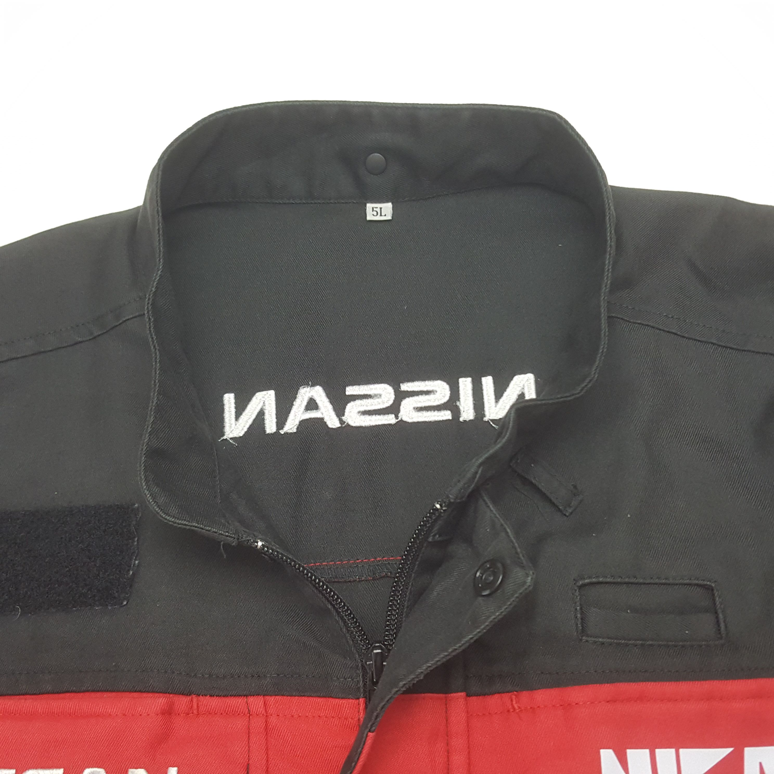 Nissan Vintage Nissan Racing Team Custom Worker Coverall Jacket Size US M / EU 48-50 / 2 - 9 Thumbnail