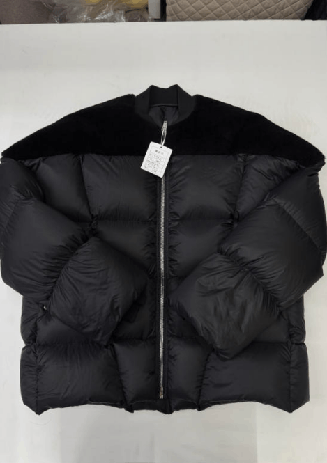 Rick Owens Rick Owens FW23 Black Goose Down Stand Collar Jacket Size US M / EU 48-50 / 2 - 1 Thumbnail