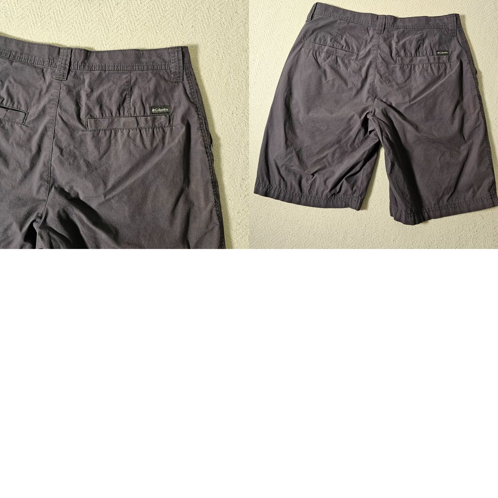 Vintage Columbia Shorts Men 32 Gray Cargo Elastic Waist Hiking Fishing 10L Size US 32 / EU 48 - 8 Thumbnail