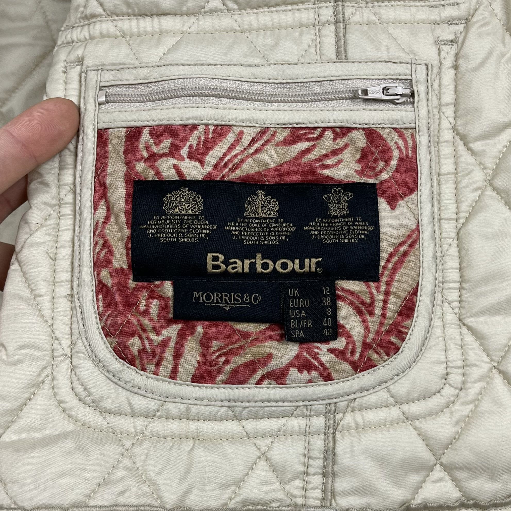 Barbour Ladies Barbour Morris Utility Quilted Jacket Size M / US 6-8 / IT 42-44 - 14 Thumbnail