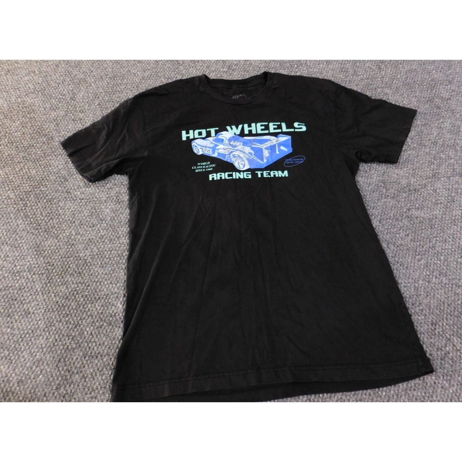 Vintage VINTAGE Hot Wheels Shirt Mens L Black Racing Team Graphic Crewneck Tee Since 1968 Size US L / EU 52-54 / 3 - 2 Thumbnail