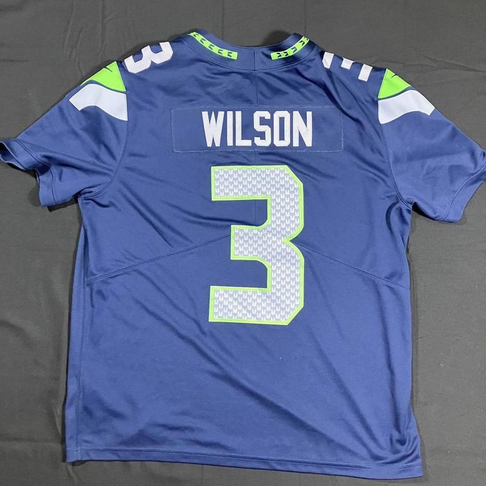 Russell Wilson Seattle Seahawks STITCHED Vapor Home Jersey XL