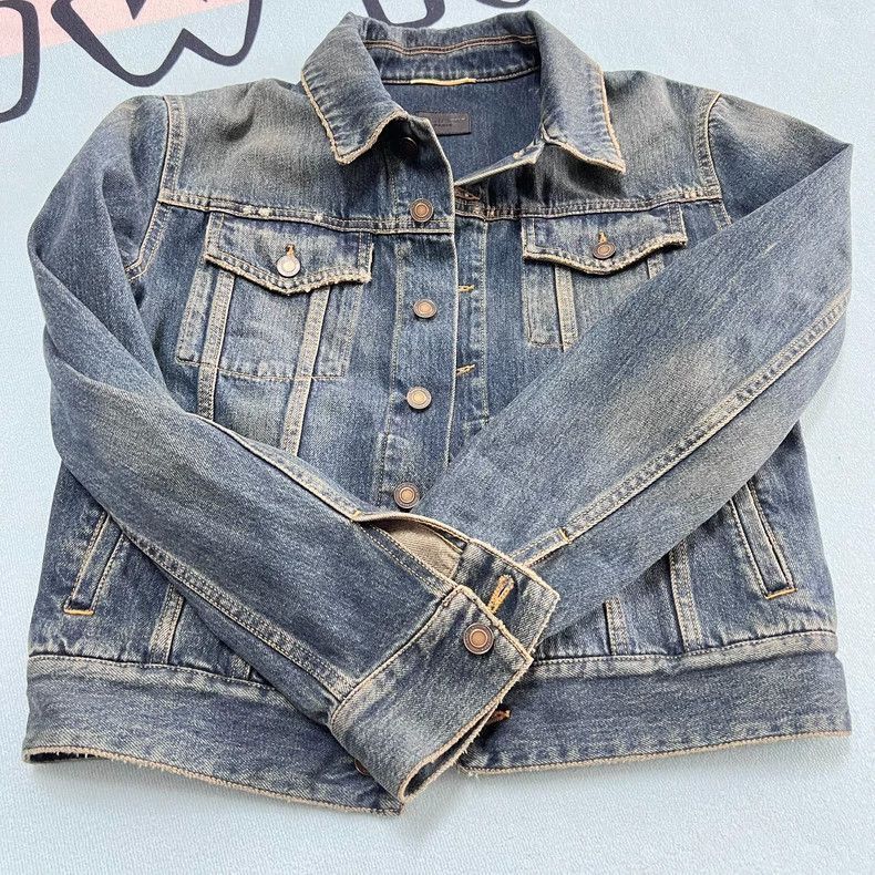 Saint Laurent Paris Saint Laurent Paris Saint Laurent Denim Jacket-2506 Size US M / EU 48-50 / 2 - 1 Thumbnail