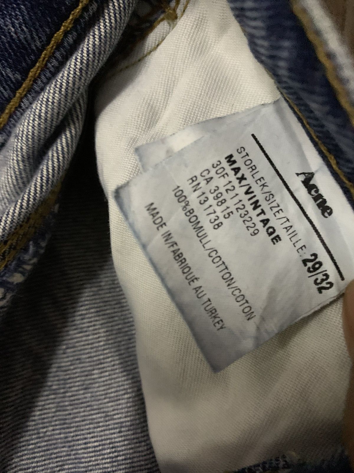 Acne Studios 💥Acne Studios Denim Size US 30 / EU 46 - 9 Thumbnail
