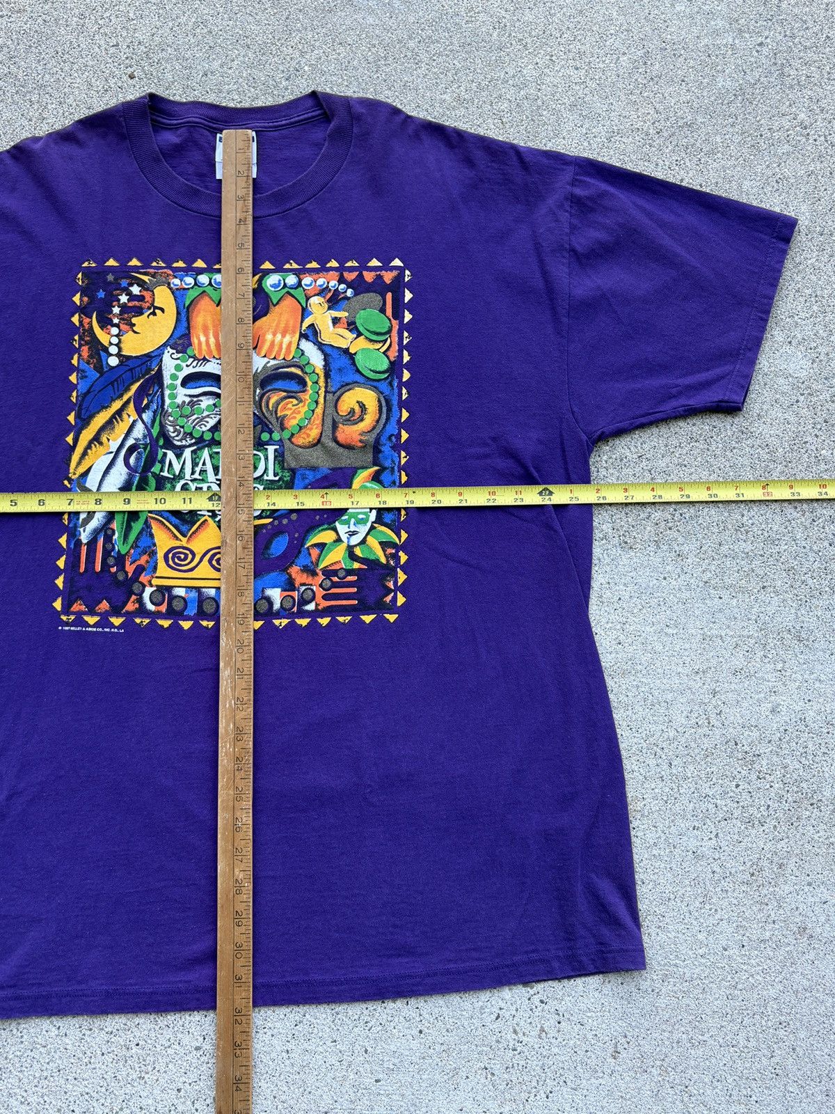 Jerzees Vintage 1997 JERZEES New Orleans “Mardi Gras” T-Shirt Sz XXL Size US XXL / EU 58 / 5 - 6 Thumbnail
