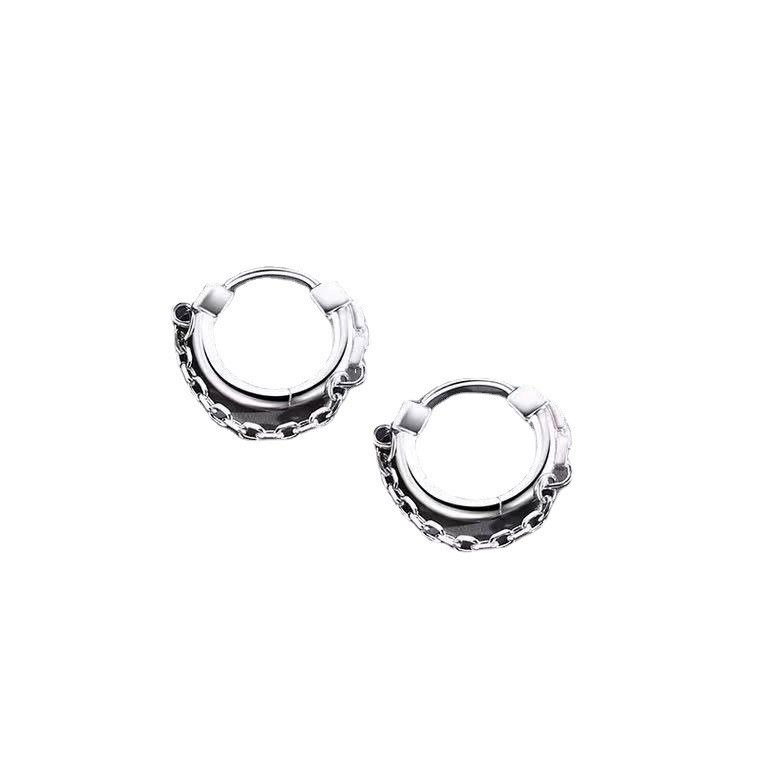 Jewelry Rare Earrings One Pairs Chrome Jewelry Size ONE SIZE - 5 Thumbnail