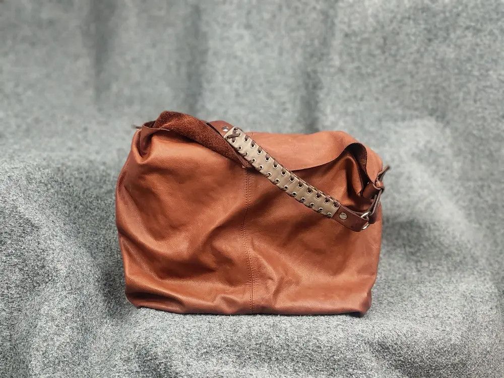 Genuine Leather Maurizio Taiuti Italy Design leather Shoulder Shopper bag Size ONE SIZE - 1 Thumbnail