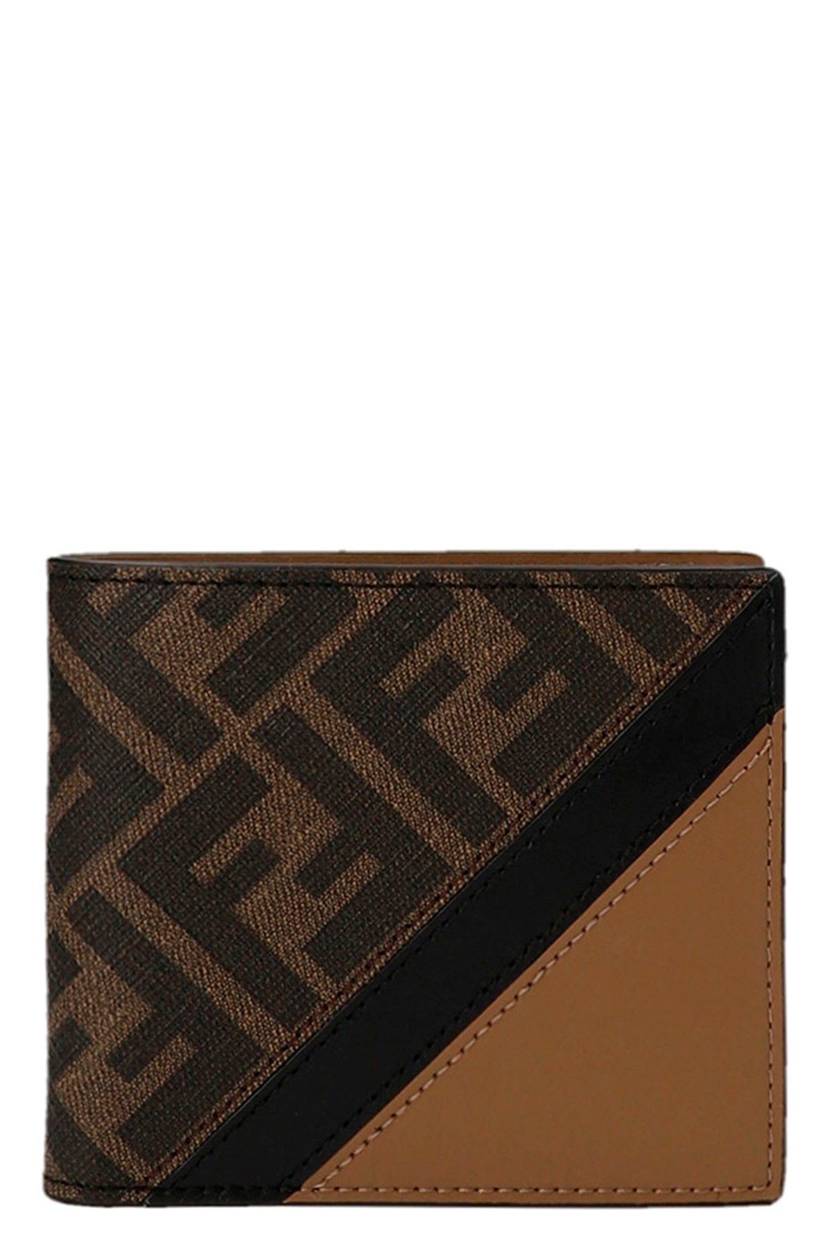 image of 'Fendi Diagonal' Wallet in Brown, Men's