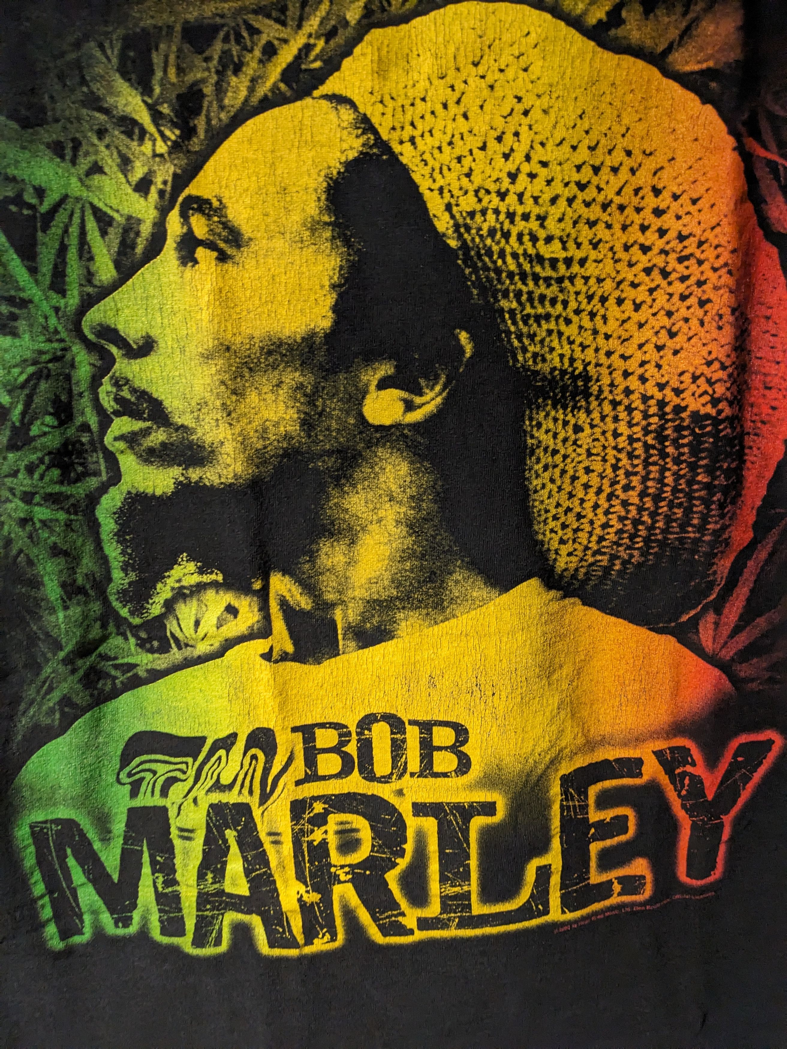 Bob Marley × Vintage Vintage 2008 Bob Marley Music Tour Black Large T-Shirt Size US L / EU 52-54 / 3 - 2 Thumbnail