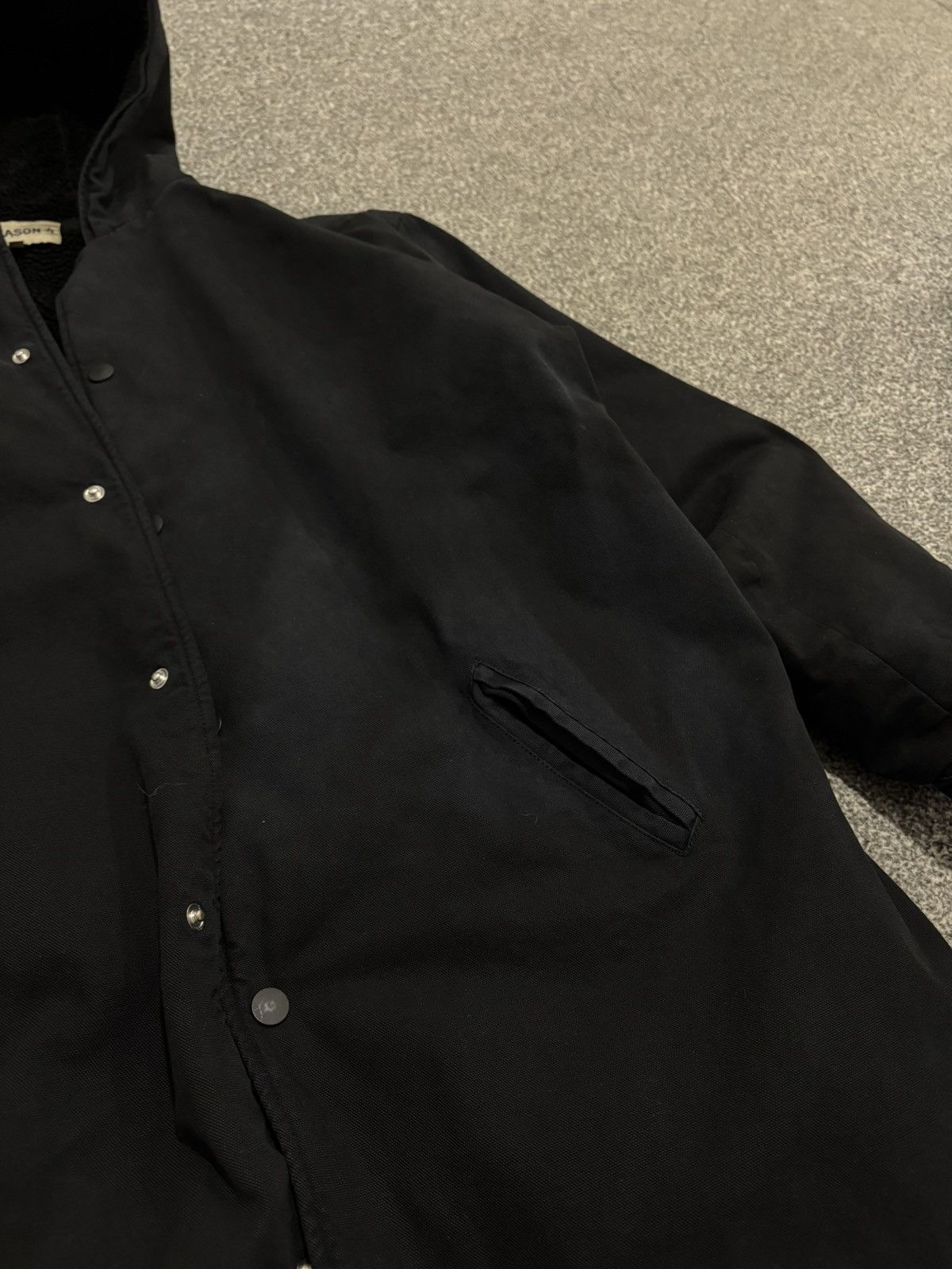 Yeezy Yeezy Season 4 Hooded Coach Shearling Jacket Bat Parka Size US L / EU 52-54 / 3 - 7 Thumbnail