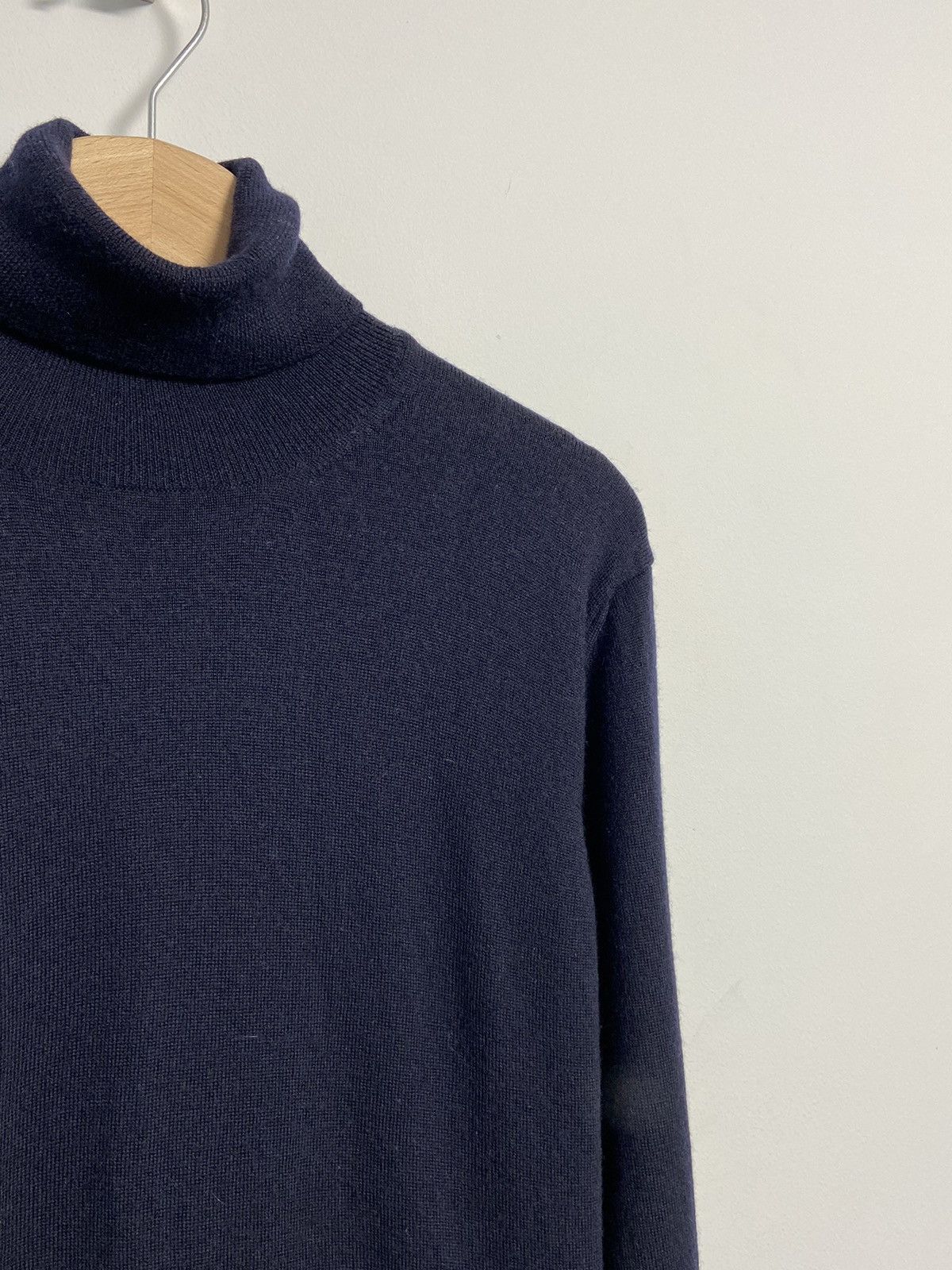 Pal Zileri Pal Zileri Turtleneck Sweater Men Blue Wool Size US M / EU 48-50 / 2 - 5 Thumbnail