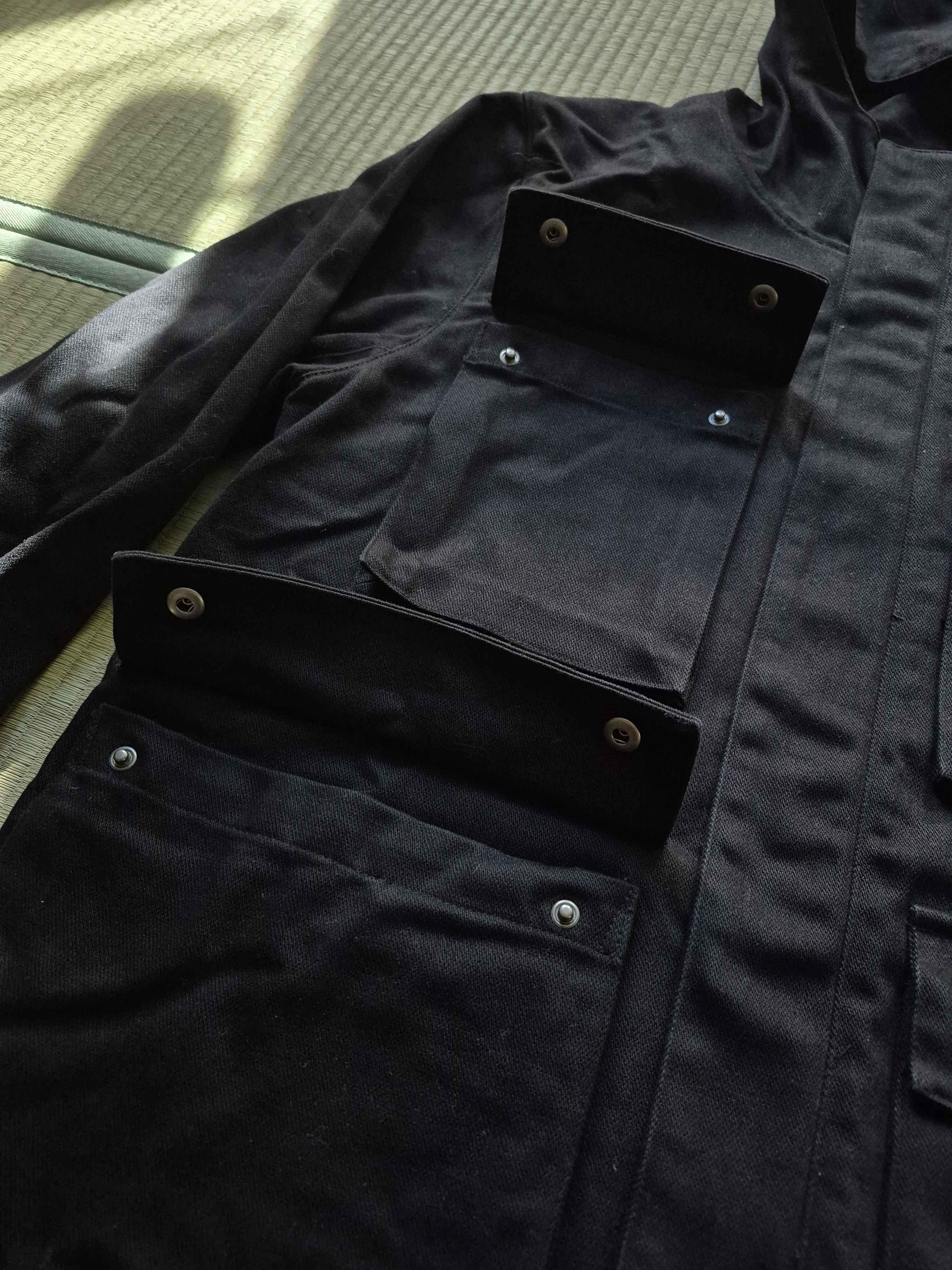 Saturdays NYC Saturdays NYC Black Hooded Lined Field Jacket Size US M / EU 48-50 / 2 - 2 Thumbnail