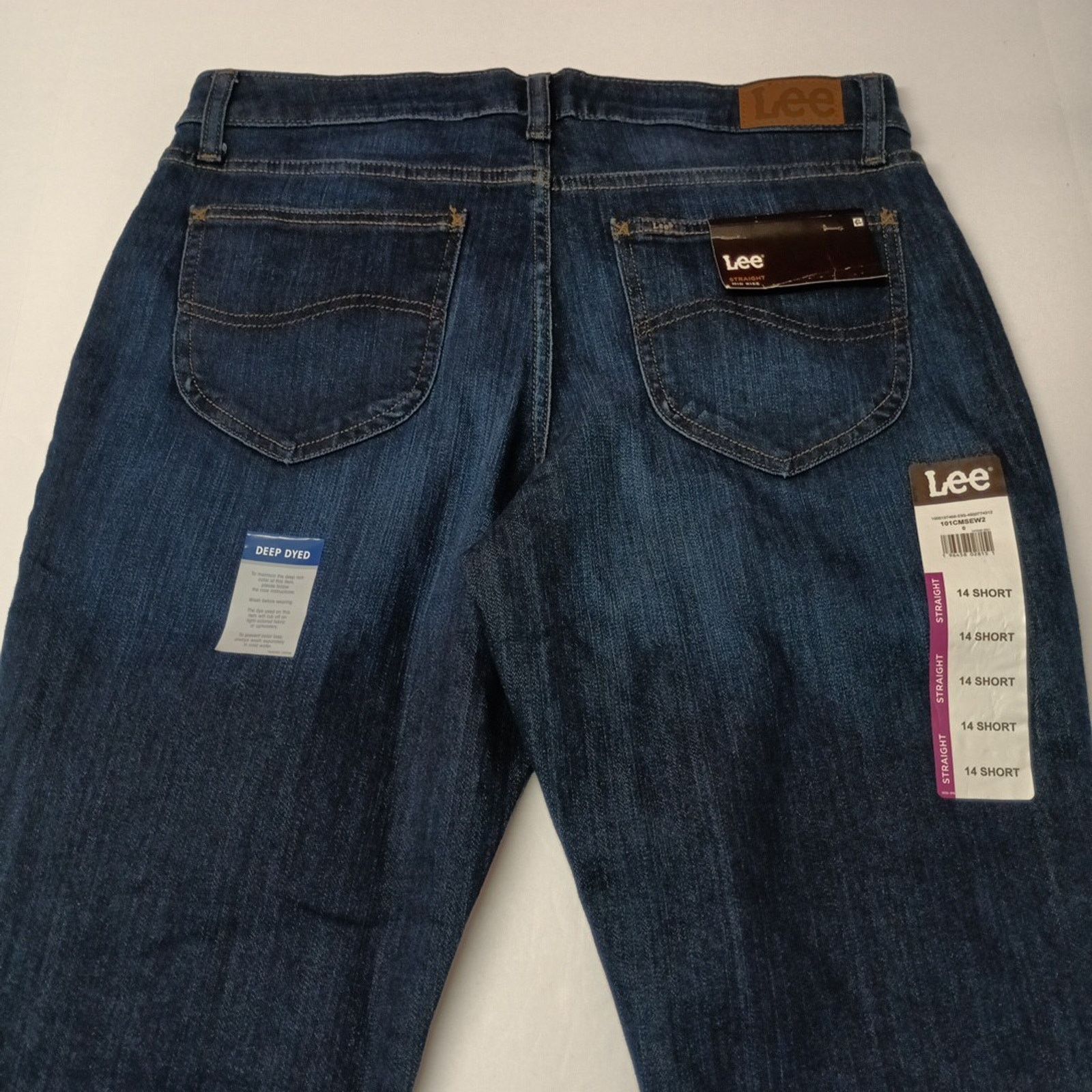 Lee Lee Straight Leg Jeans Women's 14 Short Size 33x27 Blue Size 36" / US 14 / IT 50 - 8 Thumbnail