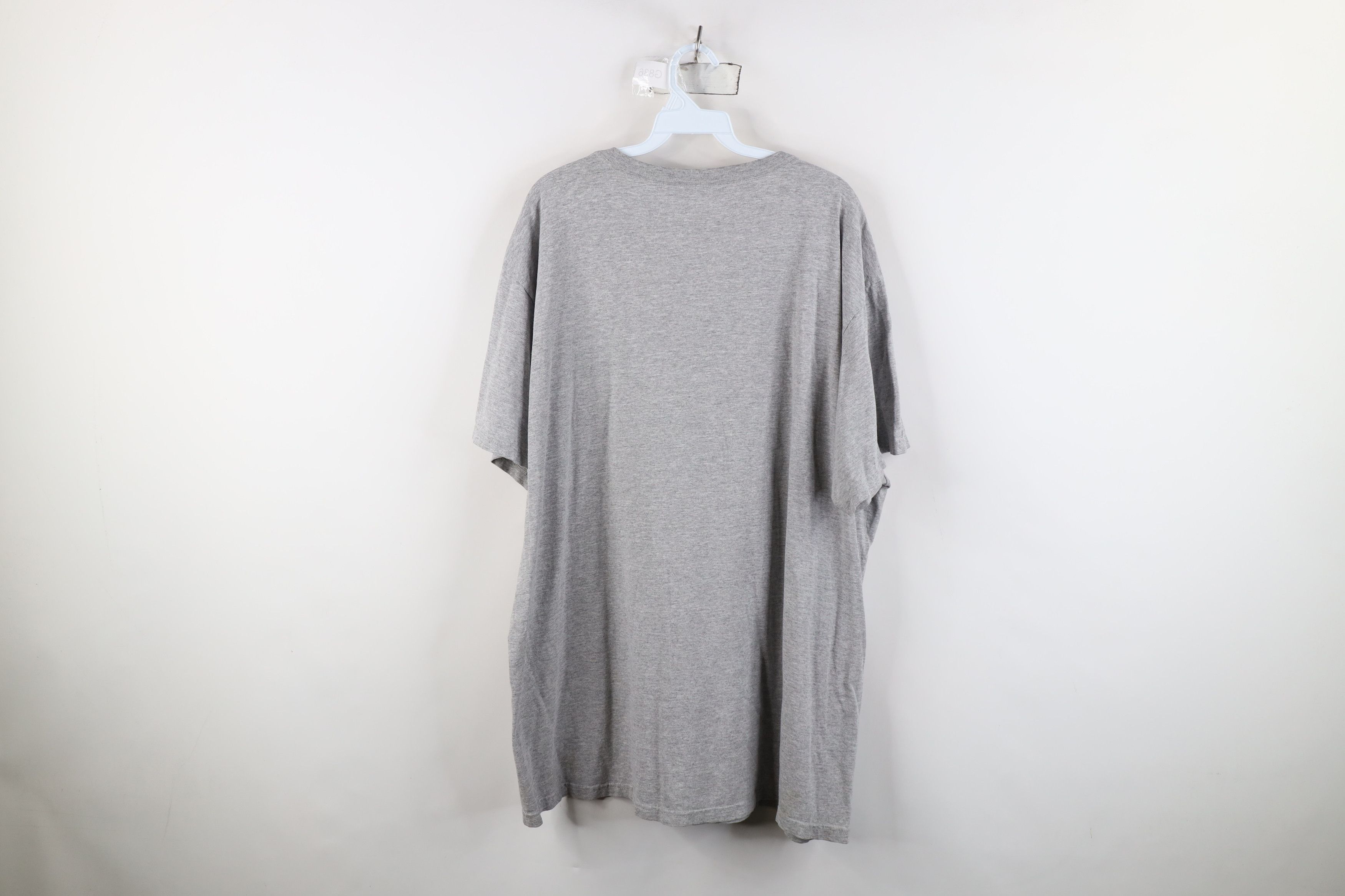 Ralph Lauren Vintage 90s Ralph Lauren Spell Out T-Shirt Heather Gray Size US XXL / EU 58 / 5 - 12 Thumbnail