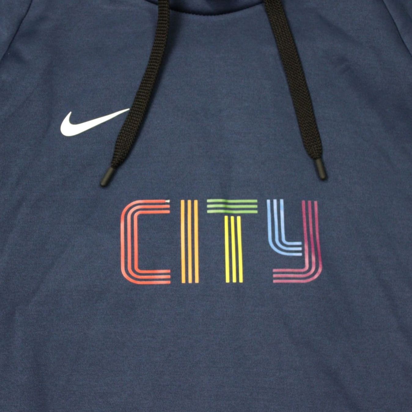 Nike Nike CITY Hoodie Mens Medium Blue Dri-Fit 100% Polyester Pullover Kangaroo Pocket Size US M / EU 48-50 / 2 - 5 Thumbnail