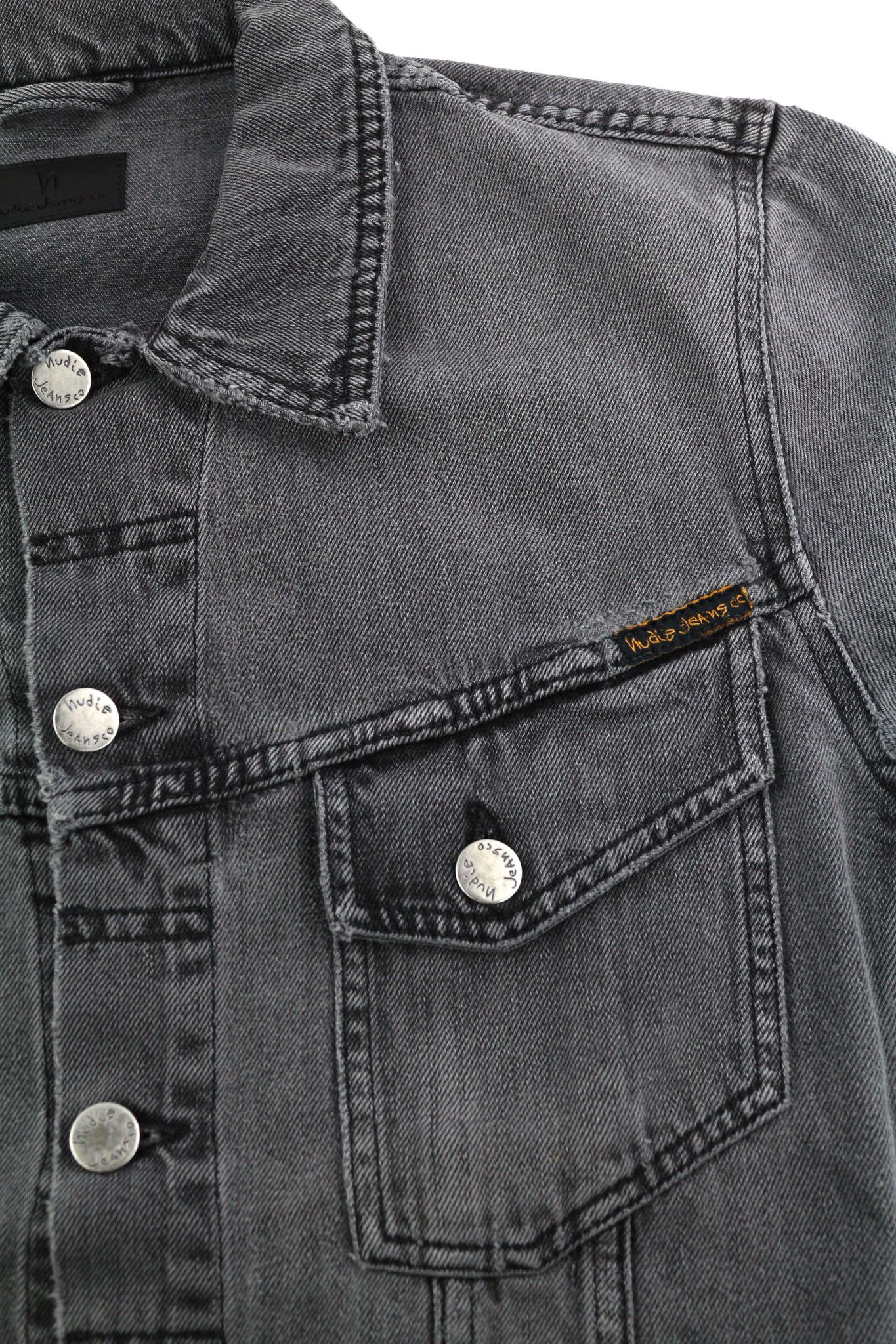BILLY M Desolation Grey Polo Pockets Mid Jacket 82452