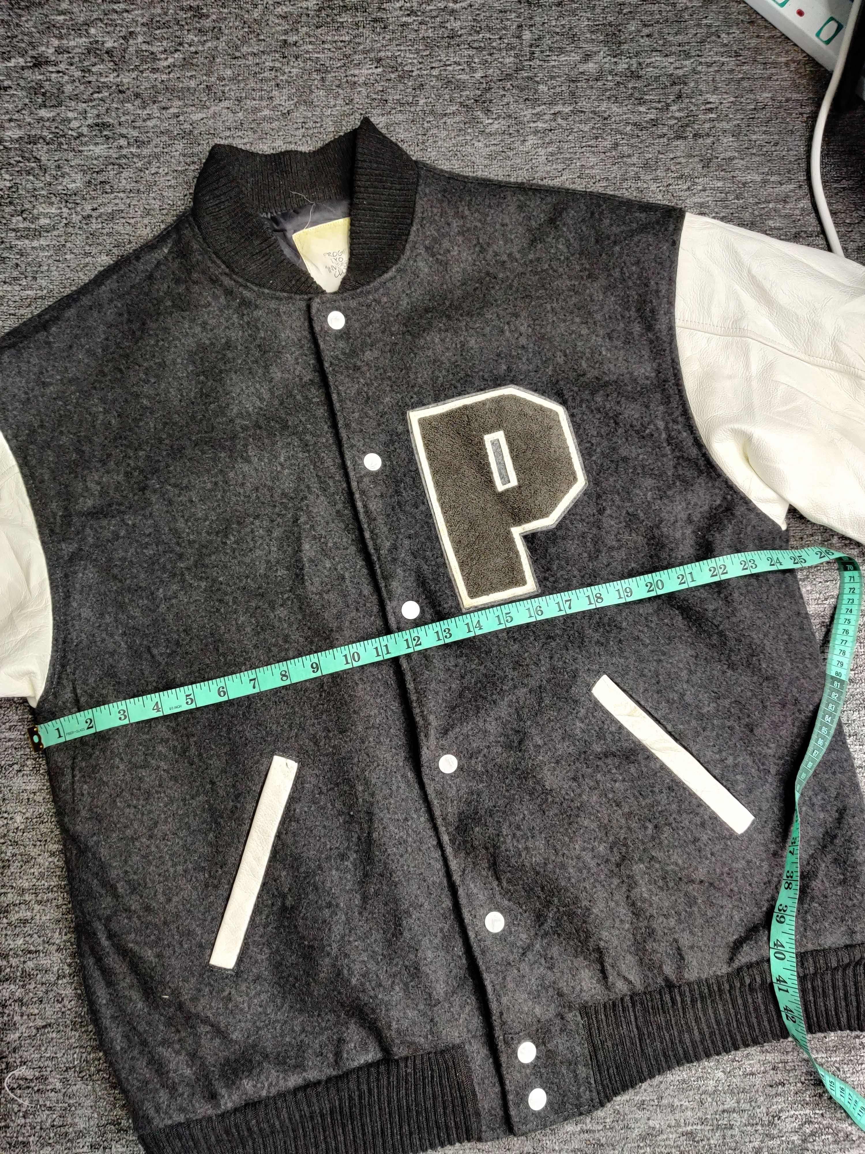 Japanese Brand Japanese Brand Program Wool Leather Varsity Jacket Size US XL / EU 56 / 4 - 14 Thumbnail