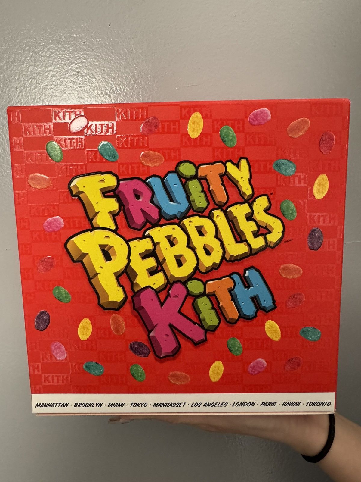 image of Kith X Fruity Pebbles Bowl in Red, Men's