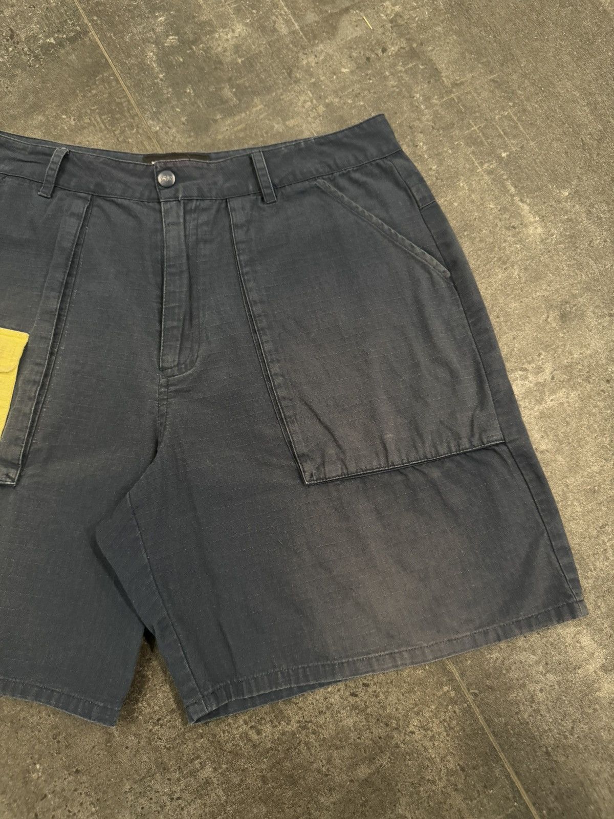 Fuck The Population FTP Ripstop Cargo Shorts Size 34 Navy Blue Size US 34 / EU 50 - 4 Thumbnail