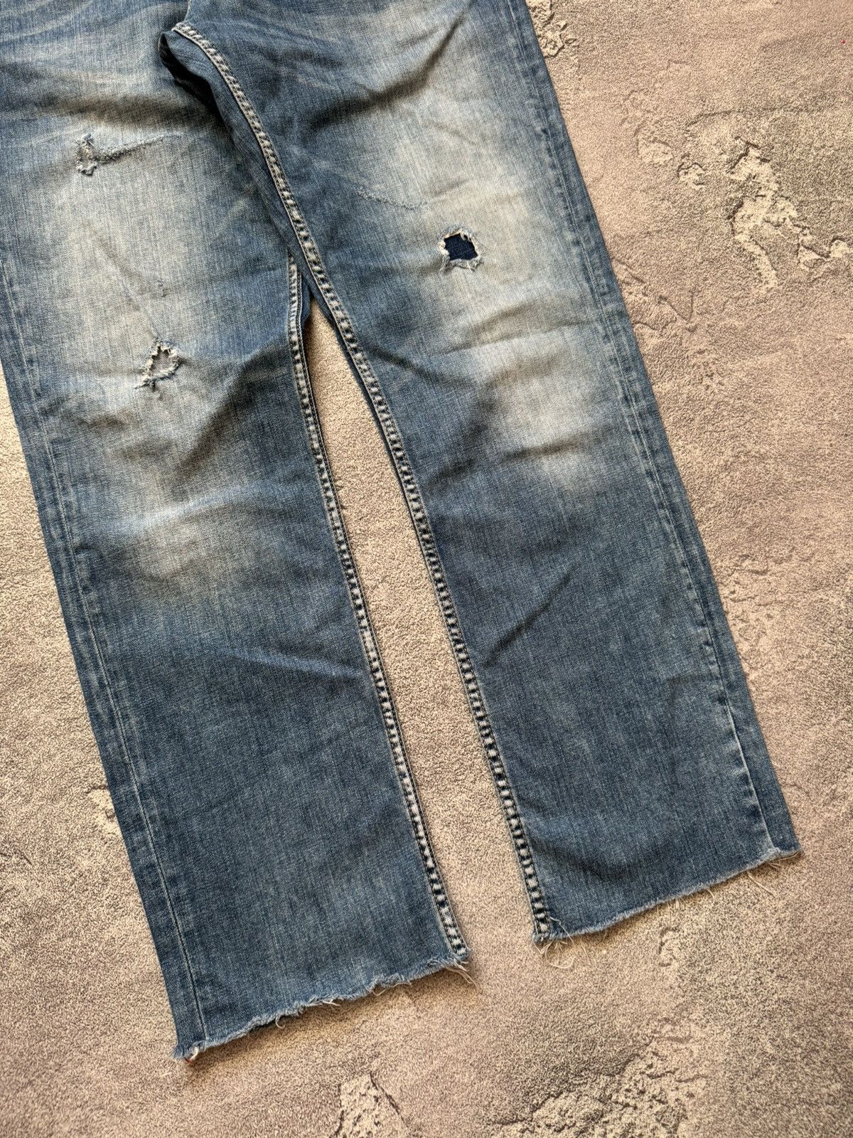 Diesel × Diesel Black Gold Diesel 34/30 denim pant trouser Jean chino distressed y2k Size US 34 / EU 50 - 6 Thumbnail