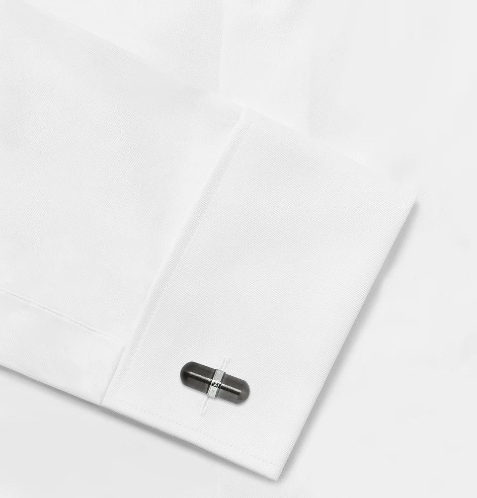 Tateossian Tateossian Cufflinks Gunmetal Capsule Modern Industrial Size ONE SIZE - 4 Thumbnail