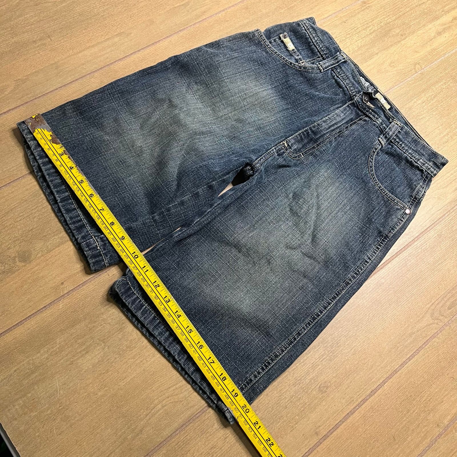Southpole Vintage SouthPole Y2K Denim Jean Shorts waist Sz 27 Youth 14 Size US 27 - 5 Thumbnail
