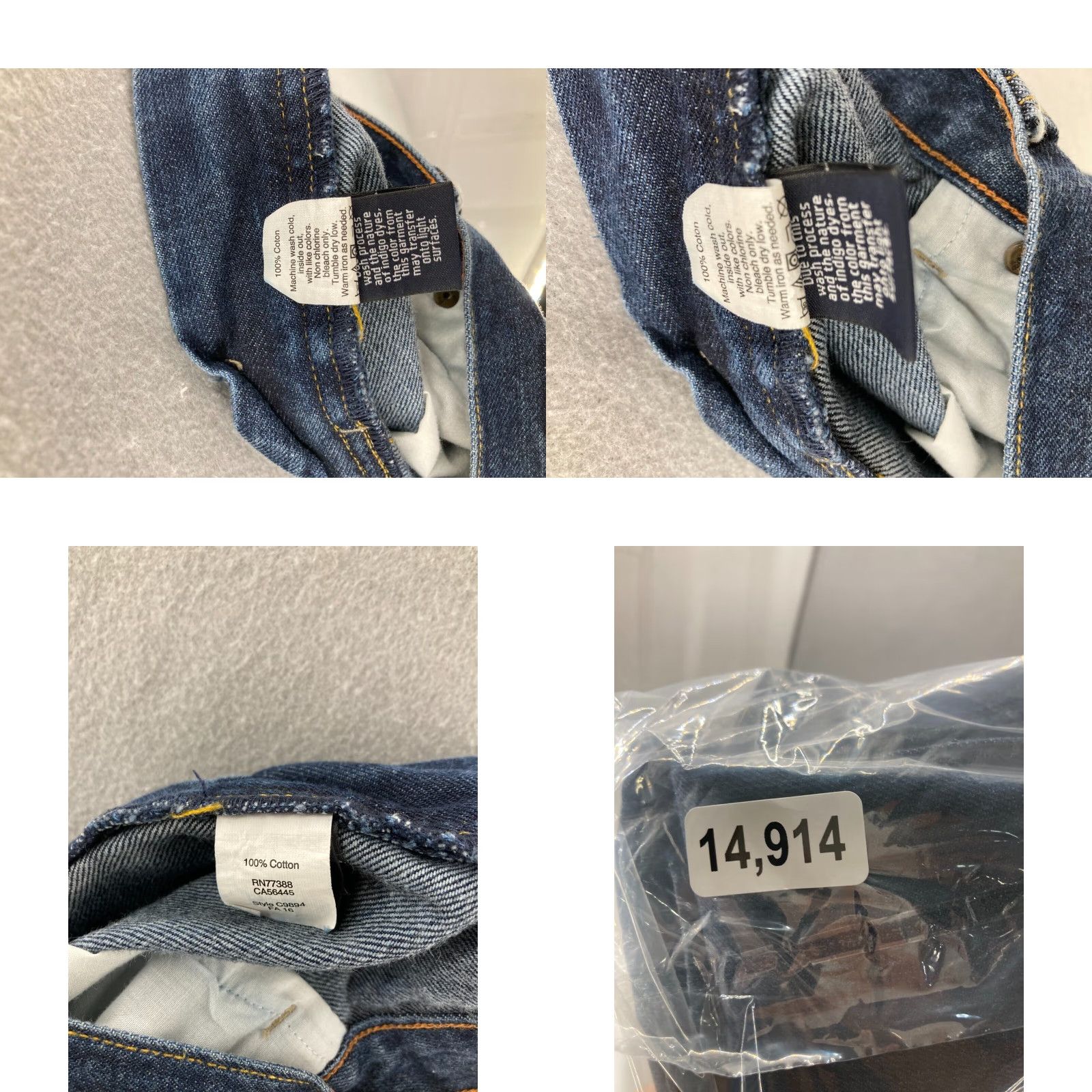 J.Crew J.CREW Jeans Mens 33x30 The Duggs Med Blue Straight Leg Slim Vintage No 5-Pocket Denim Cotton Blend Modern Fit Size US 33 - 8 Thumbnail