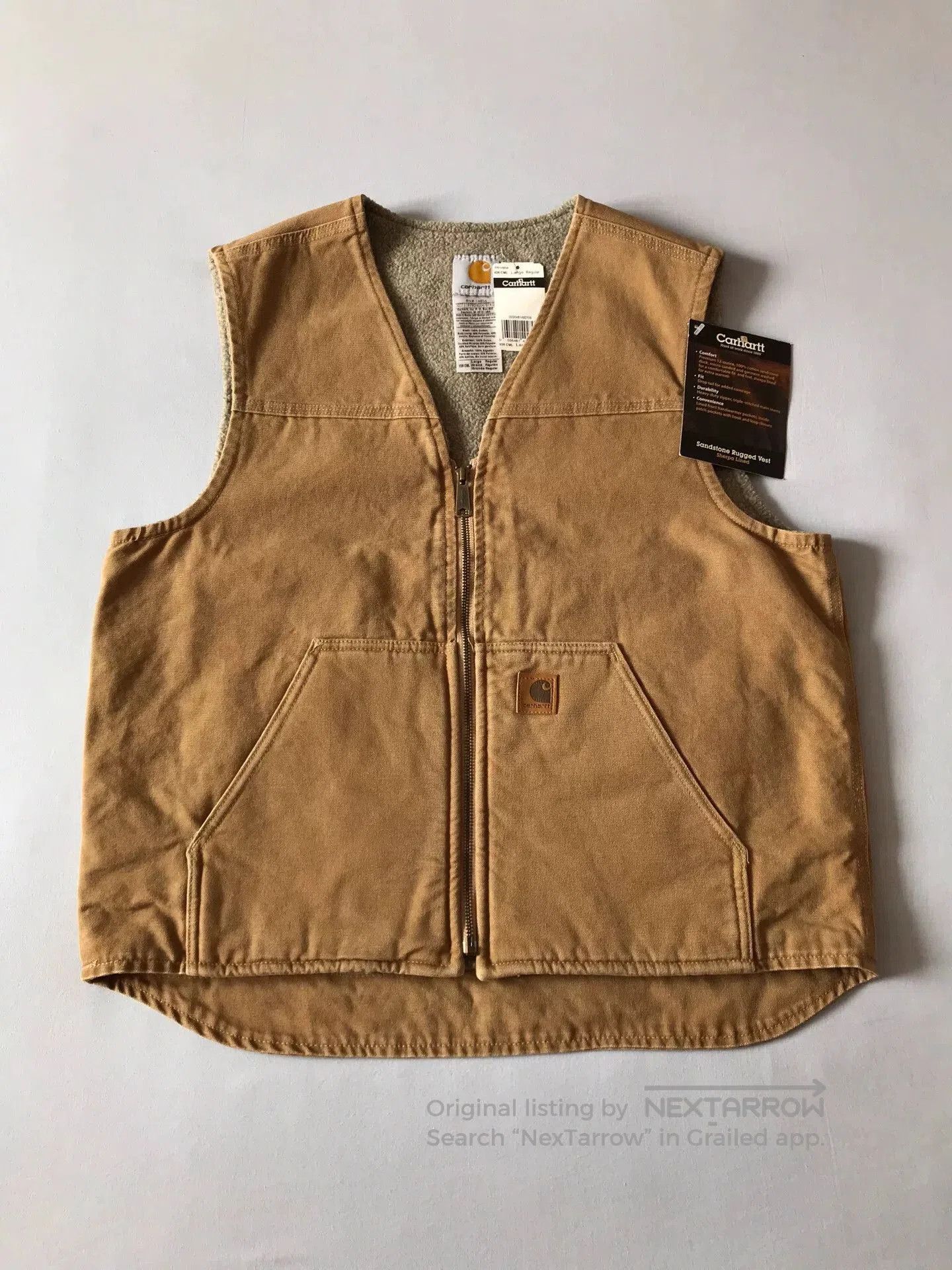 Carhartt Carhartt V26 CML Canvas Work Vest. Size US L / EU 52-54 / 3 - 1 Thumbnail