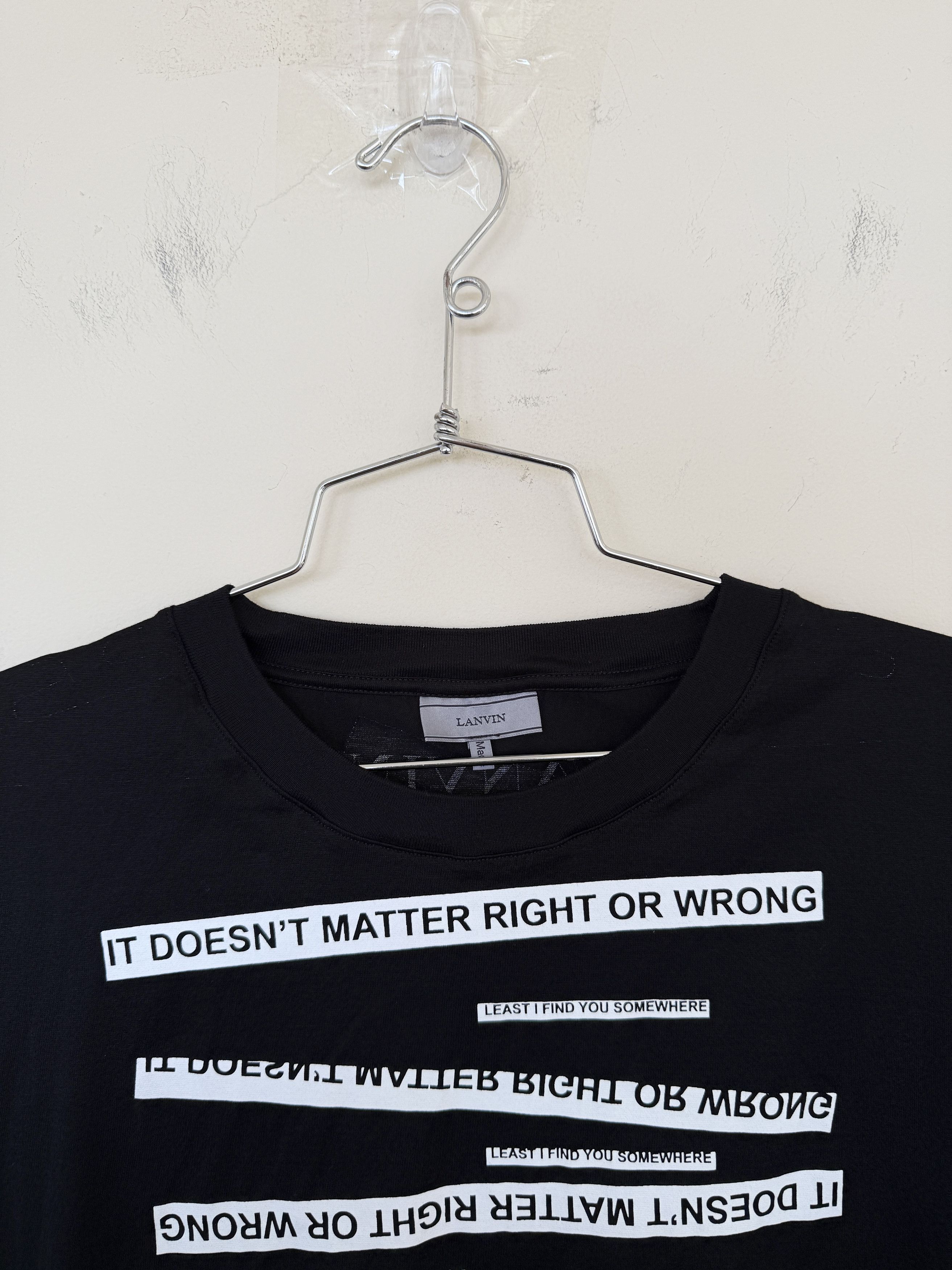 Lanvin Lanvin DOESN'T MATTER RIGHT OR WRONG Shirt Size US M / EU 48-50 / 2 - 6 Thumbnail