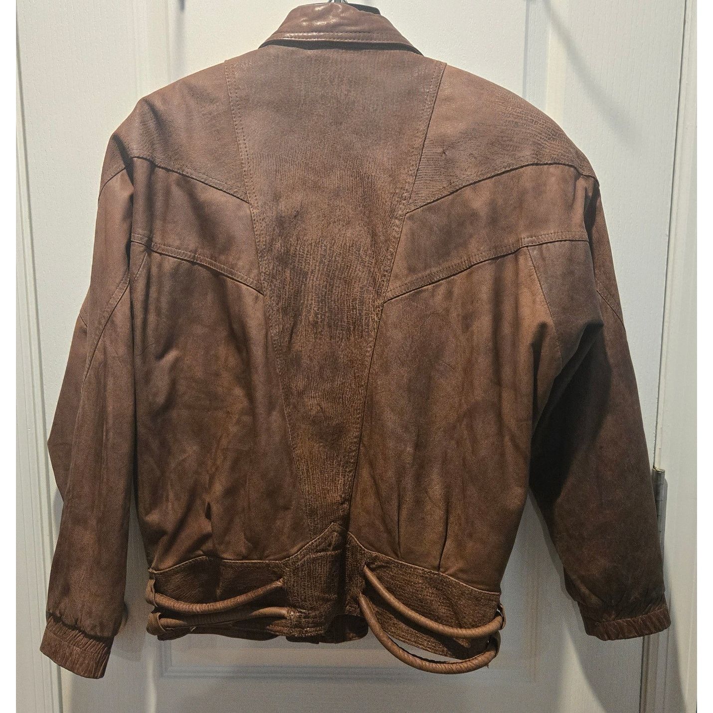 Other Vintage G-III Global Indentity Leather bomber jacket sz M Size M / US 6-8 / IT 42-44 - 2 Thumbnail