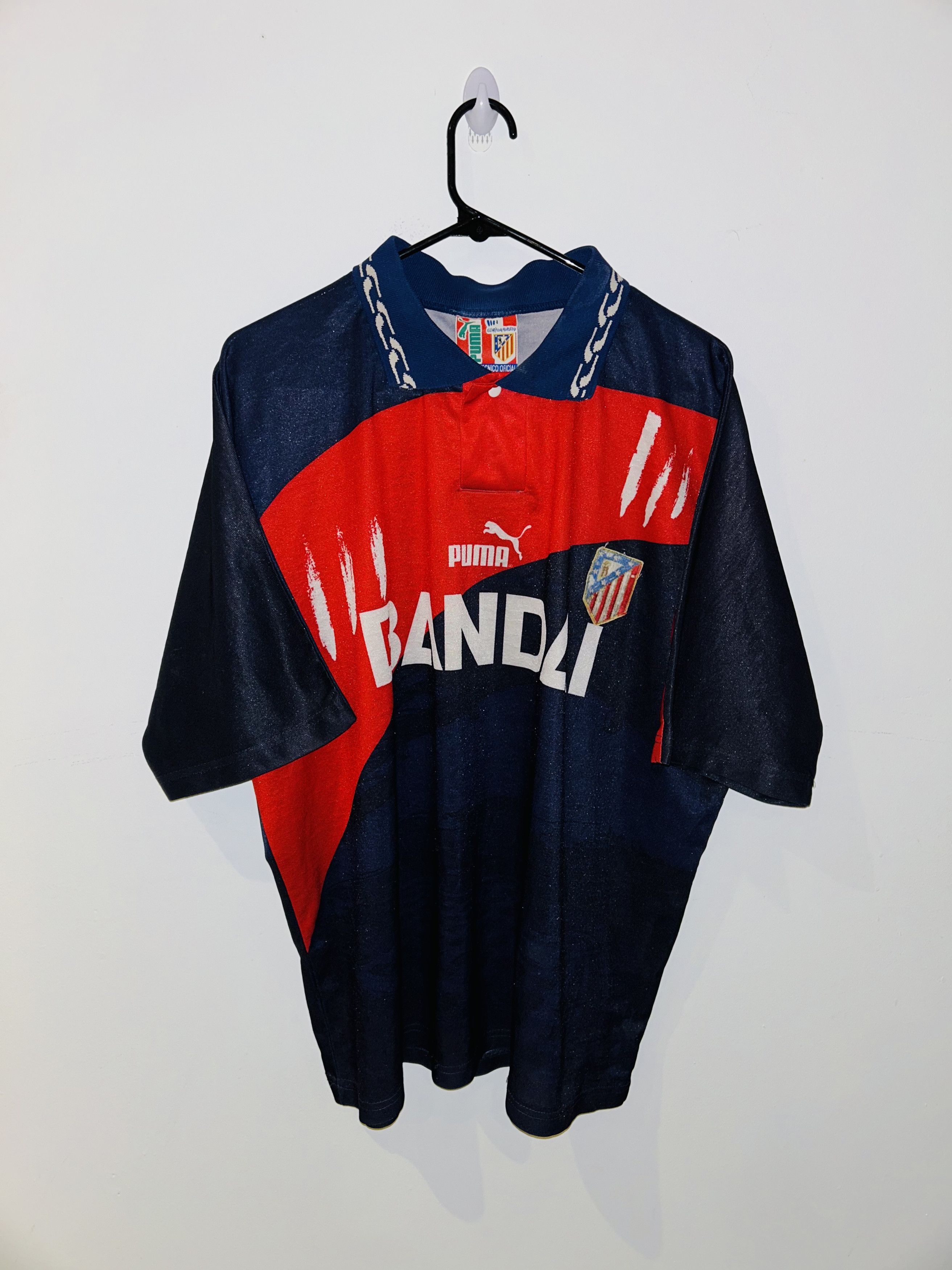 Puma Atletico de madrid 1995/96 away Size US XL / EU 56 / 4 - 1 Thumbnail