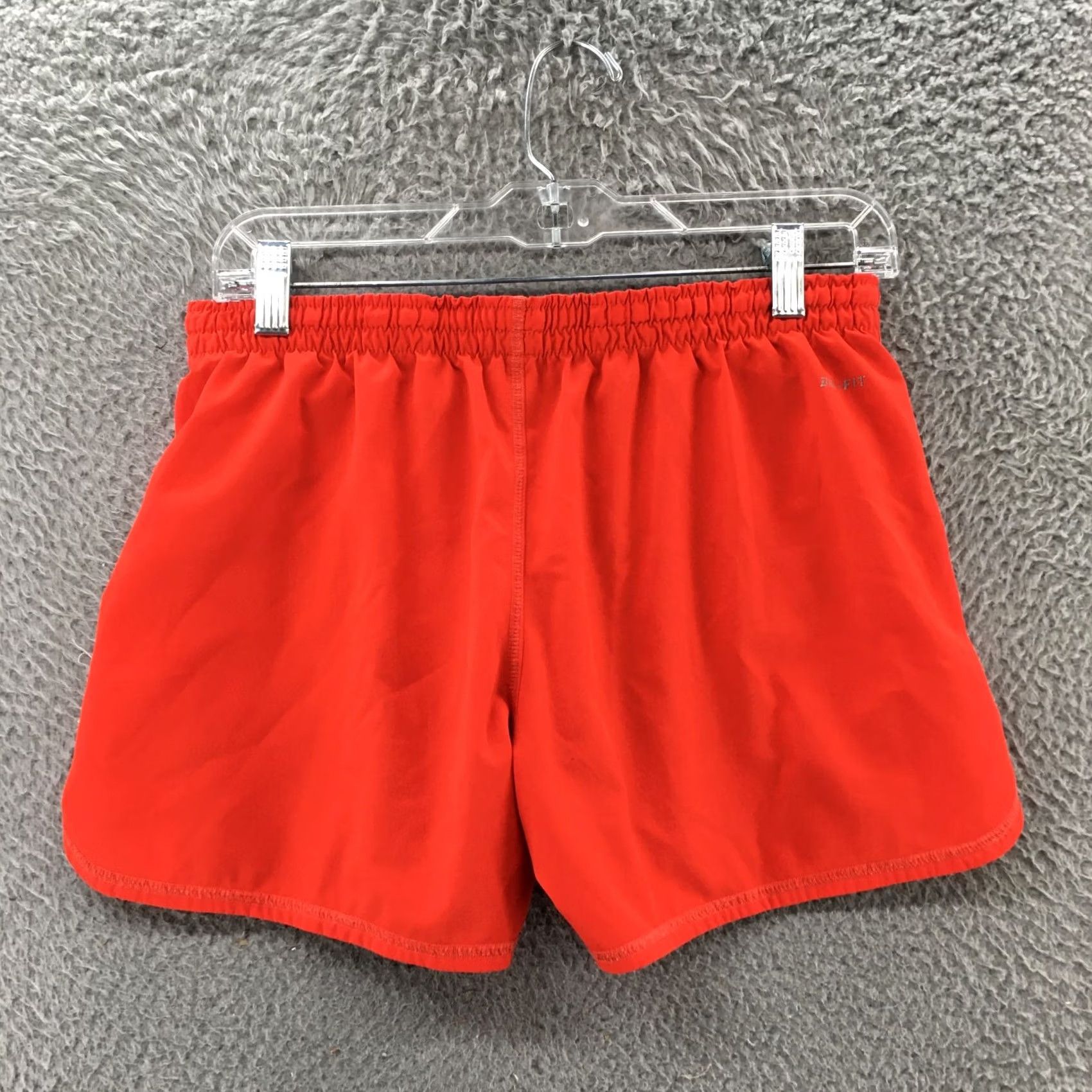 Nike Nike Dri-Fit Athletic Shorts Womens S Orange Red Mid Rise Elastic Waist Size 28" / US 6 / IT 42 - 7 Thumbnail