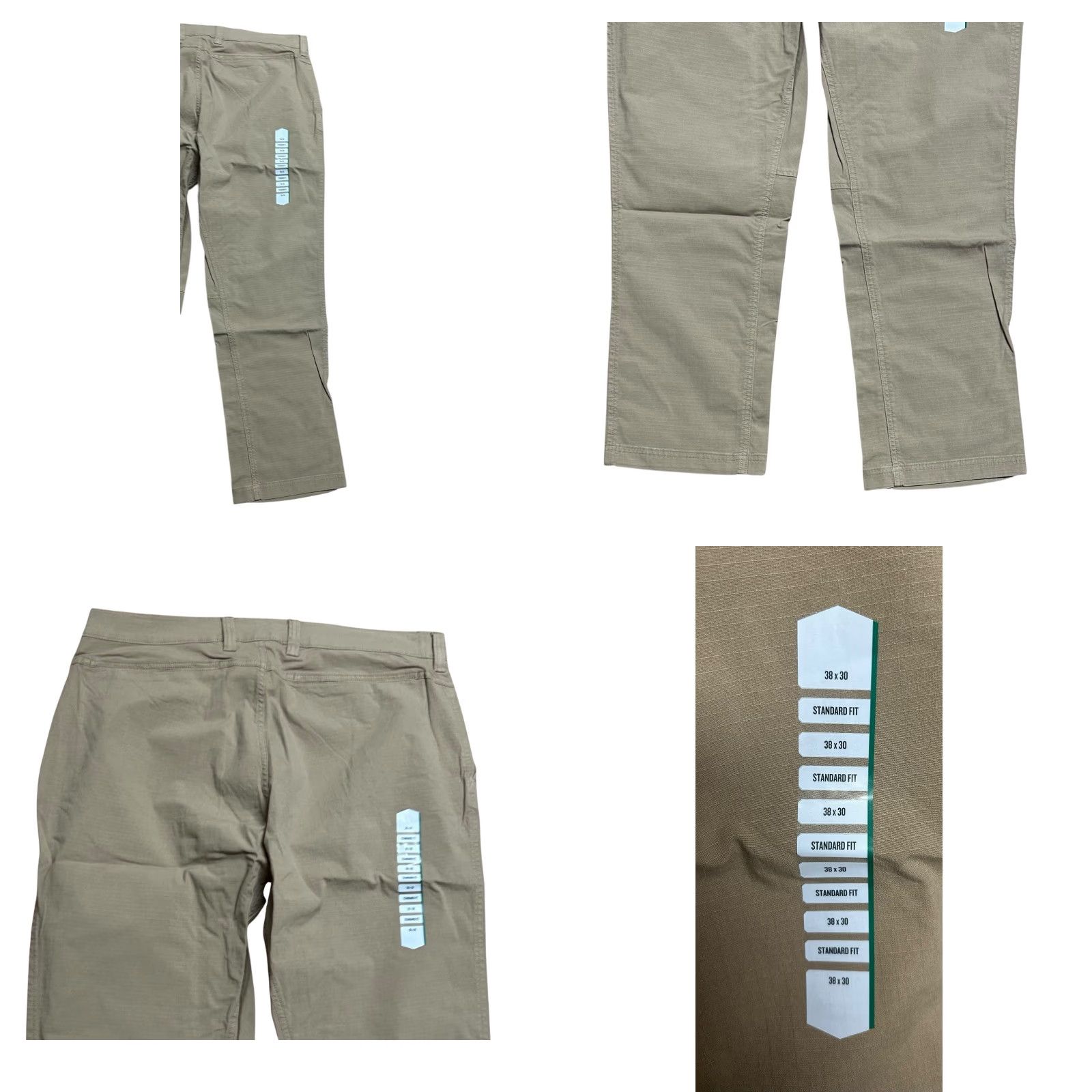 CO Duluth Trading Co Men Beige Blue Ridge Standard Fit Pants 38x30 Regular Straight Front Pockets Zipper Button Logo NWT California 65 NA Brand Duluth Size US 38 / EU 54 - 9 Thumbnail
