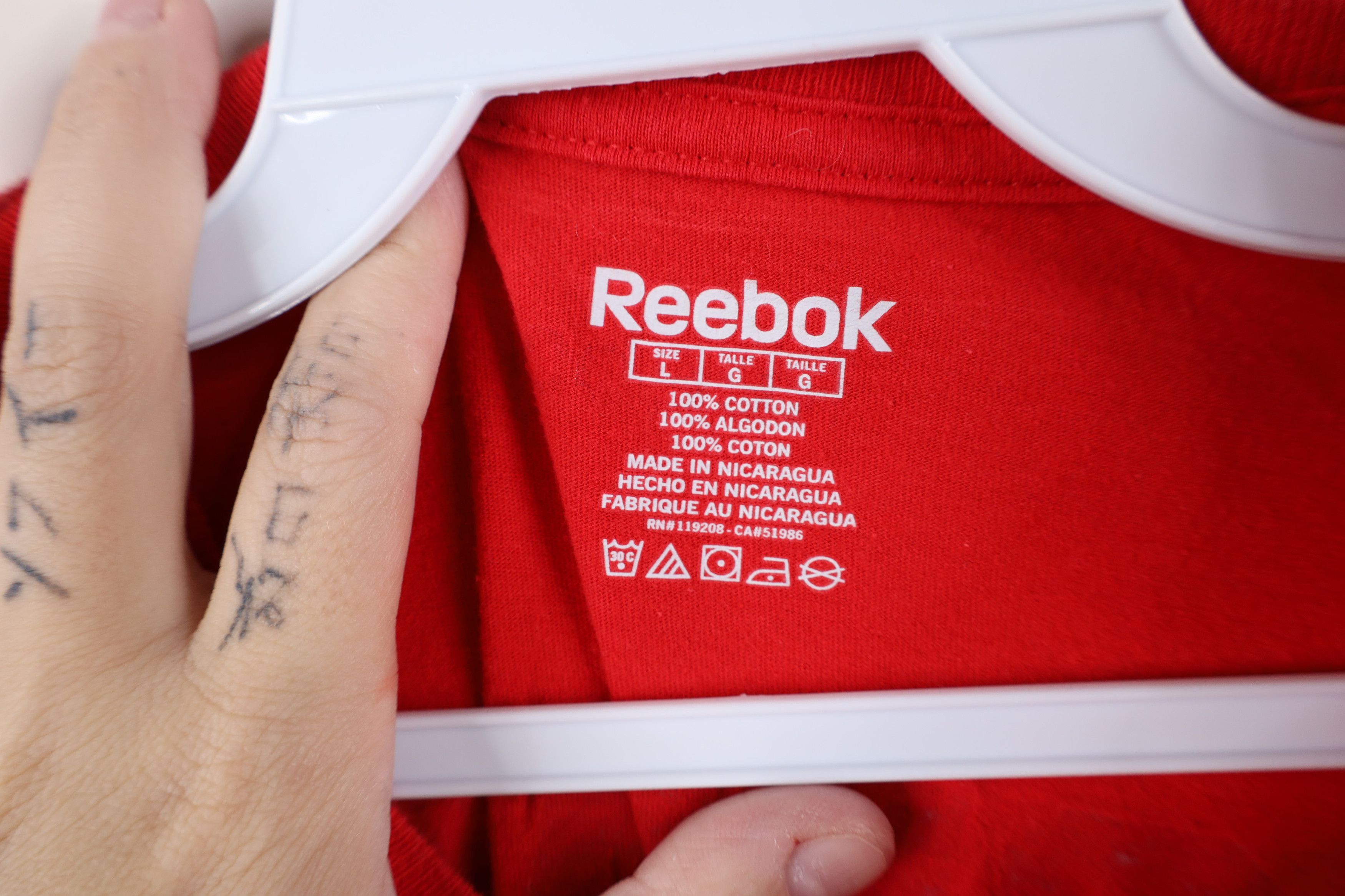 Reebok Reebok Classic Jimmy Howard Detroit Red Wings Jersey T-Shirt Size US L / EU 52-54 / 3 - 8 Thumbnail