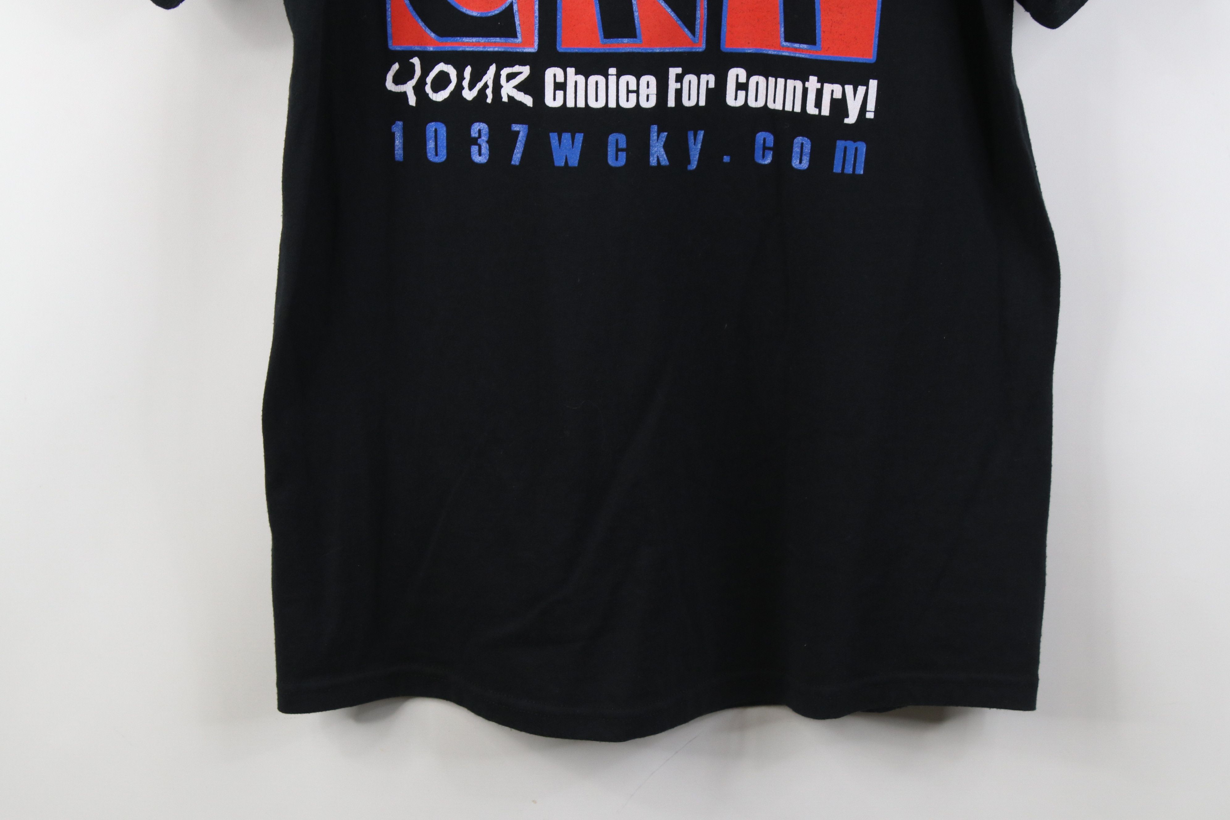 Vintage Vintage Y2K 1037 WCKY Radio Station Country Music T-Shirt Size US M / EU 48-50 / 2 - 3 Thumbnail