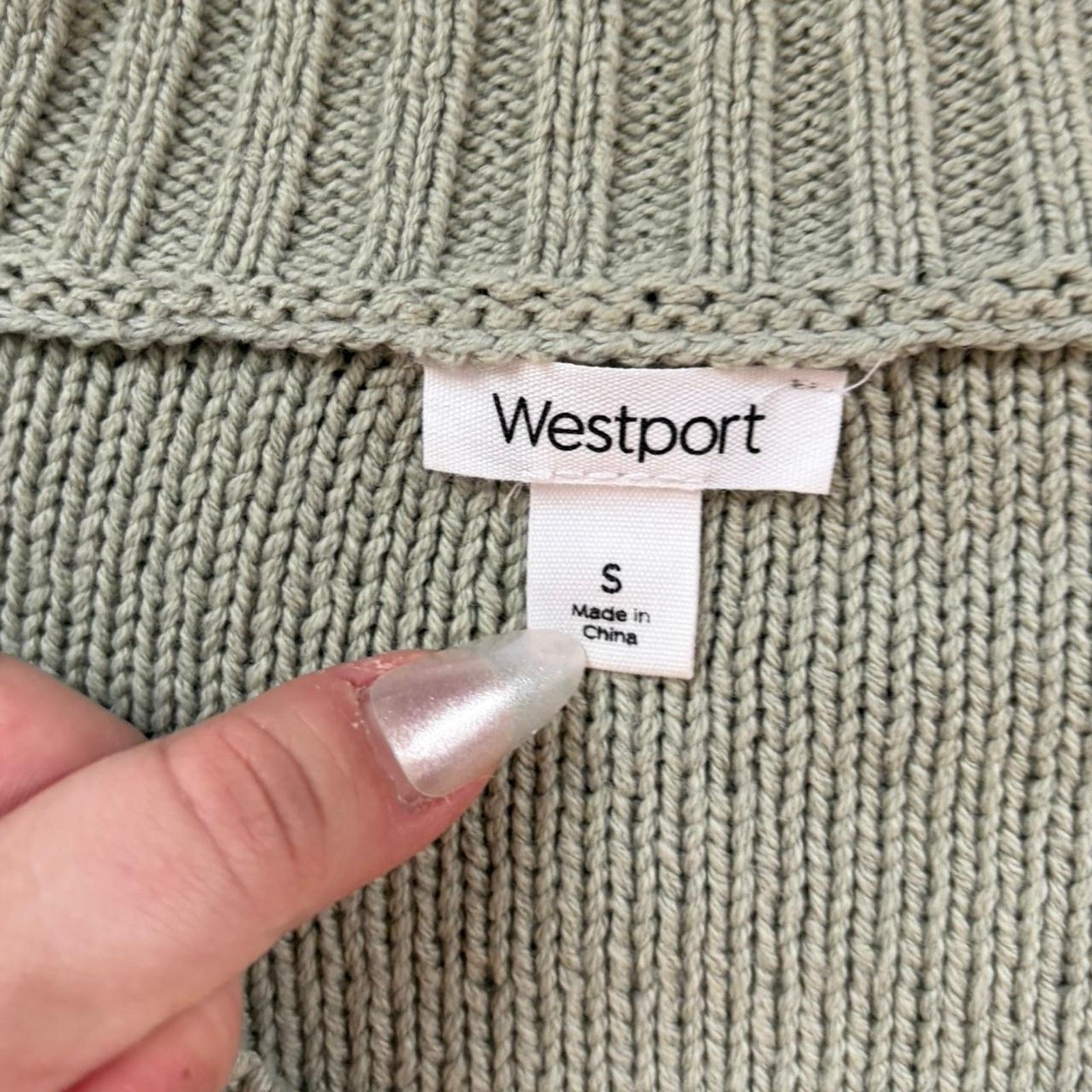Other Westport earthy green sweater Size S / US 4 / IT 40 - 2 Thumbnail