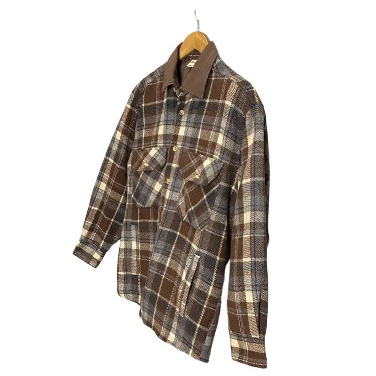 Flannel × Japanese Brand × Vintage DAMART VINTAGE FLANNEL JACKET BUTTON UP Size US M / EU 48-50 / 2 - 2 Thumbnail