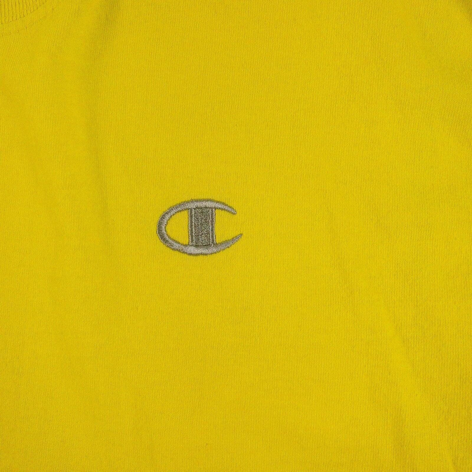Champion Champion Vintage Yellow Tee Shirt Mens Small Womens Medium Size US M / EU 48-50 / 2 - 5 Thumbnail
