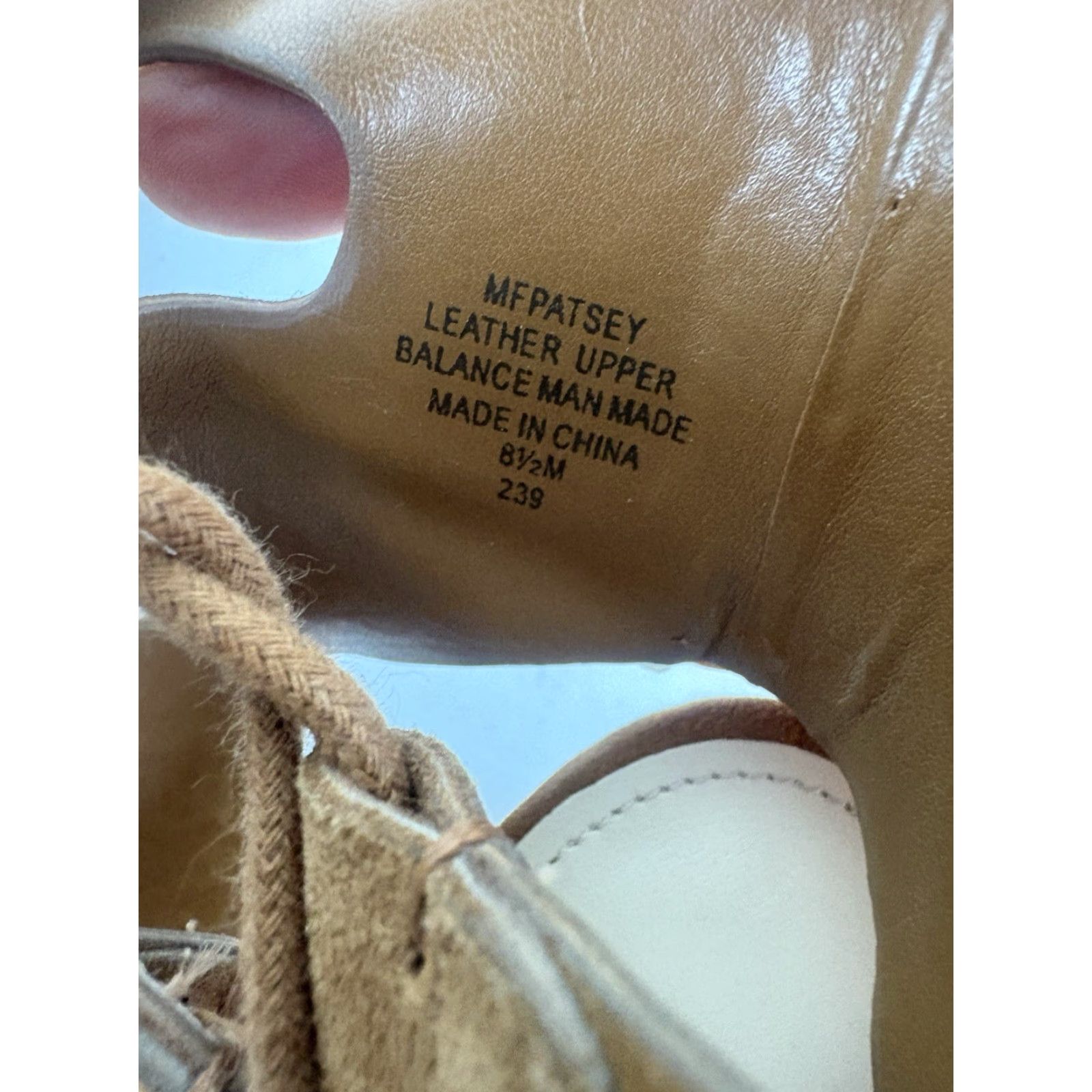 Marc Fisher Marc Fisher Patsey Women's Suede Gladiator Block Heels Size 8.5M Open Toe City Bohemian Size US 9 / IT 39 - 5 Thumbnail