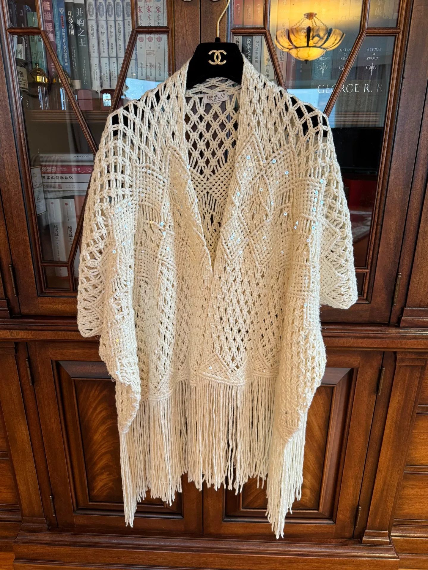 Brunello Cucinelli Brunello Cucinelli Fringe Cardigan S Size US S / EU 44-46 / 1 - 1 Thumbnail