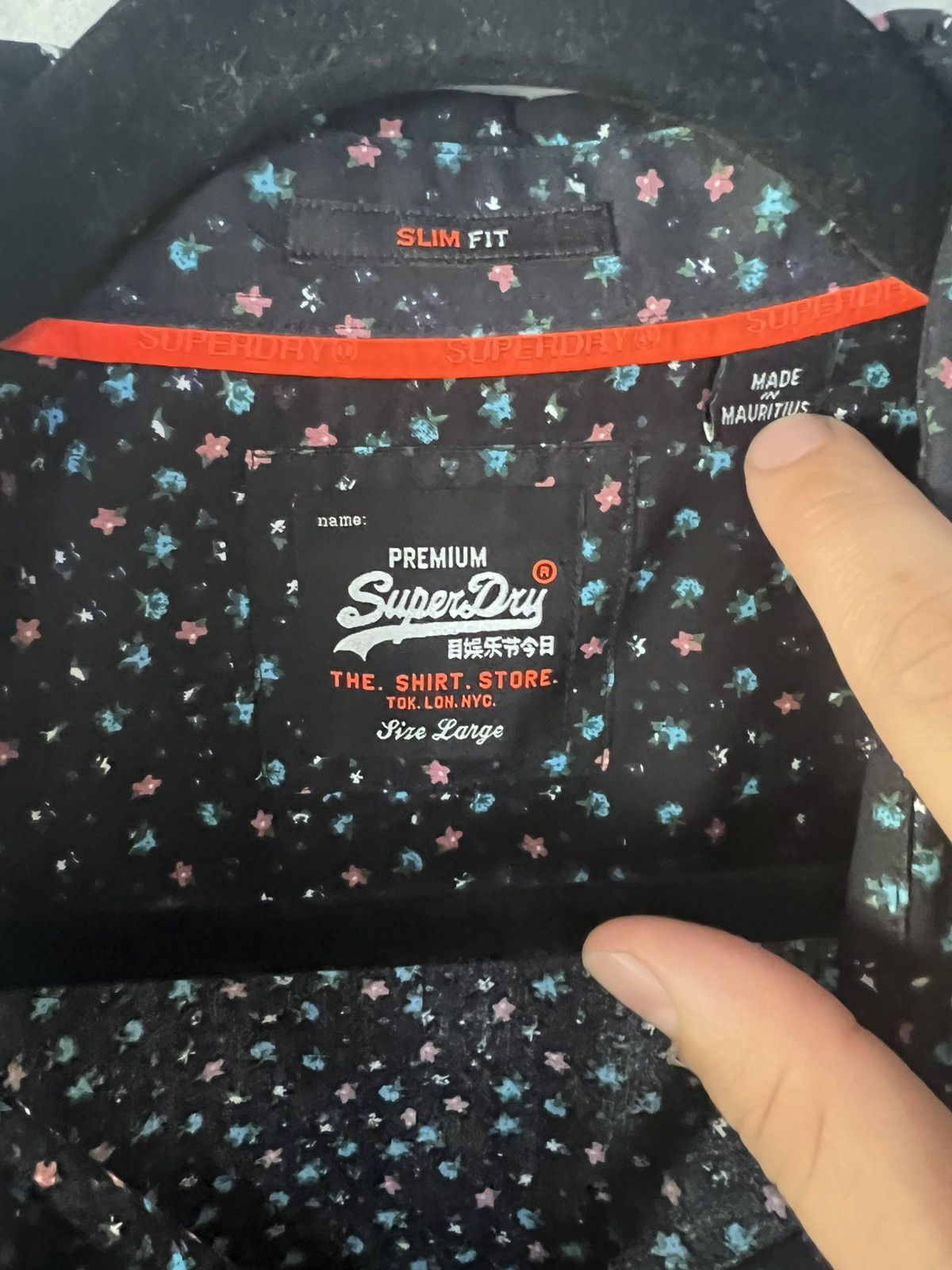 Superdry SuperDry Slim Fit Shirt Size US L / EU 52-54 / 3 - 4 Thumbnail