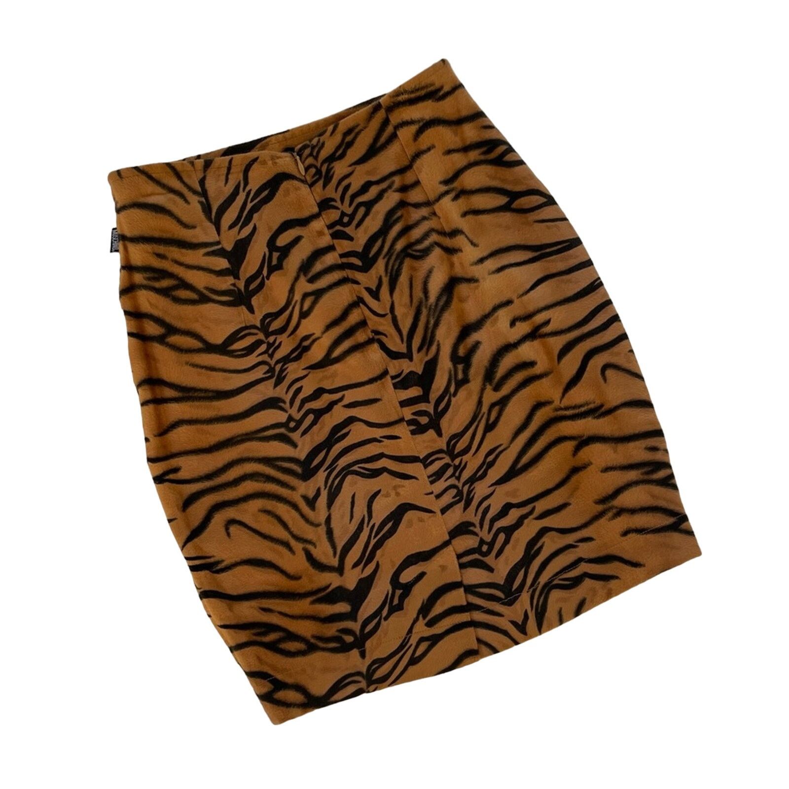 Moschino 🔥 VINTAGE tiger moschino mini skirt Size 26" / US 2 / IT 38 - 2 Thumbnail