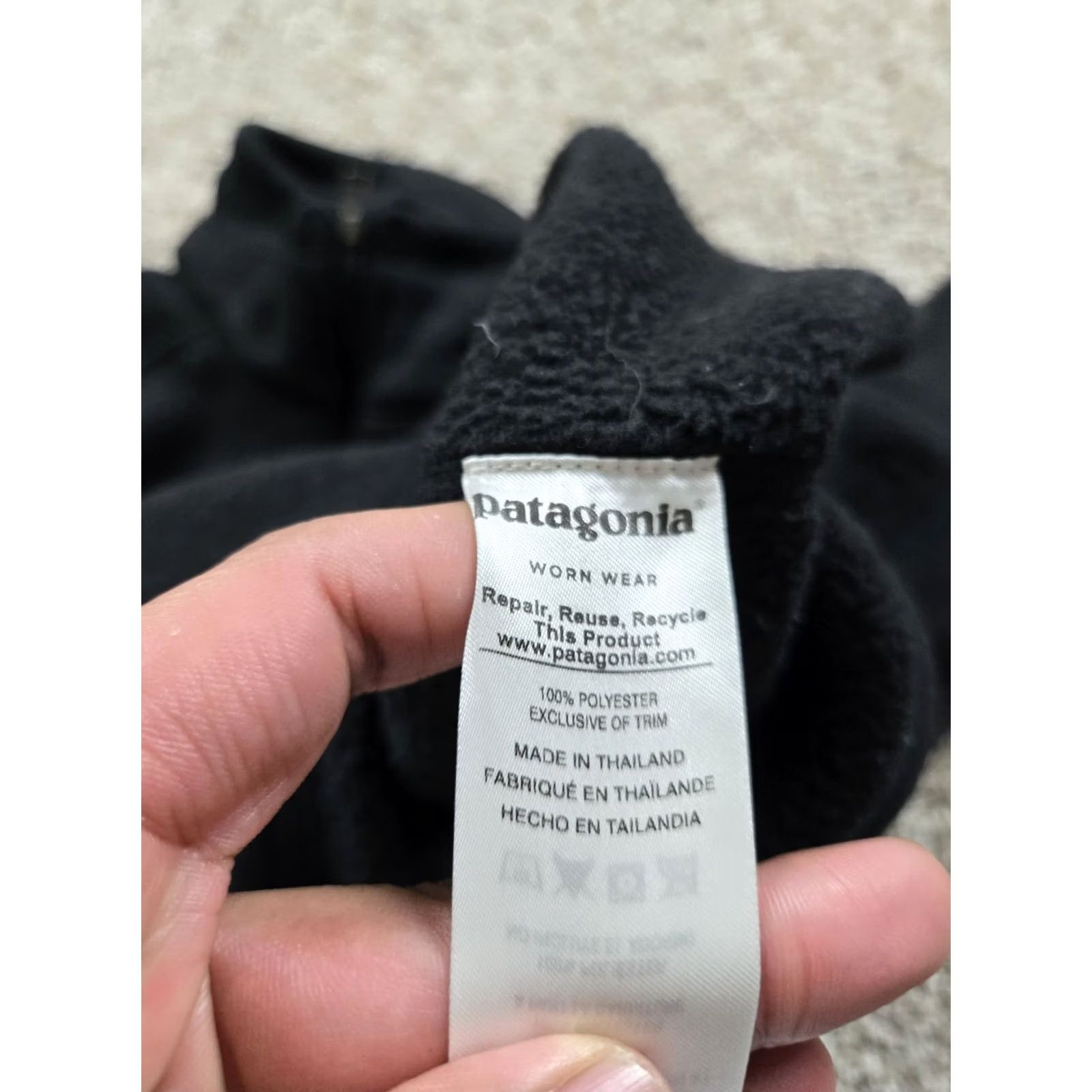 Patagonia Patagonia Better Sweater Jacket Womens Small Black 1/4 Zip Pullover Fleece Jacket Zip Pockets Outdoor Casual Travel Wool? Size S / US 4 / IT 40 - 7 Thumbnail