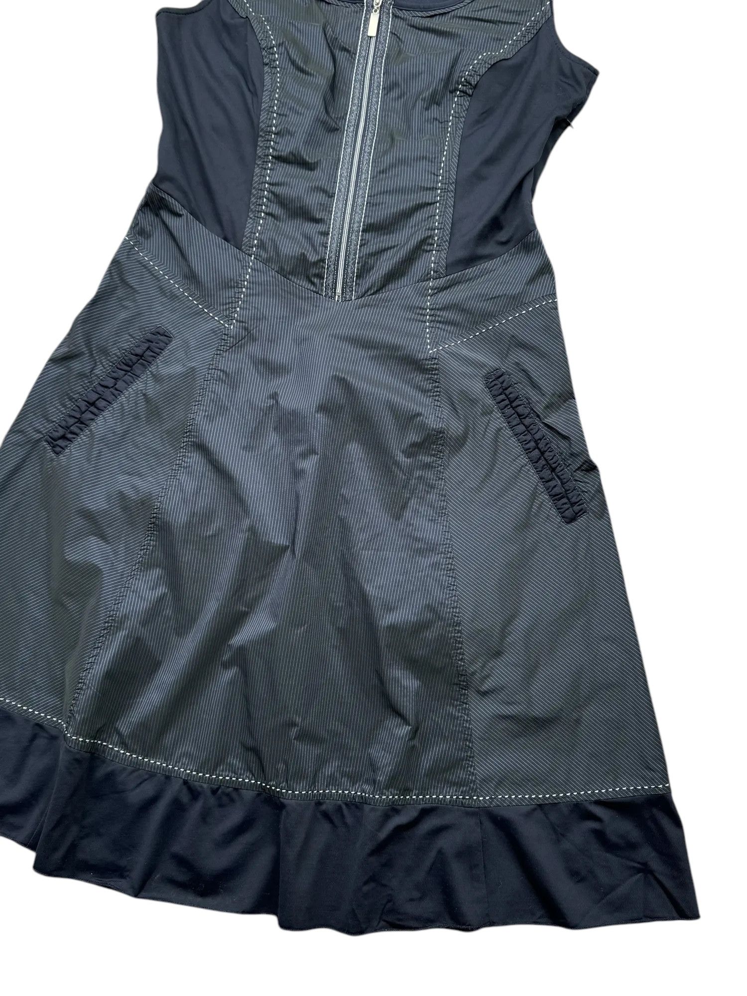 Vintage Y2K Fit&Flare Dress With Zip(V184) Size M / US 6-8 / IT 42-44 - 4 Thumbnail